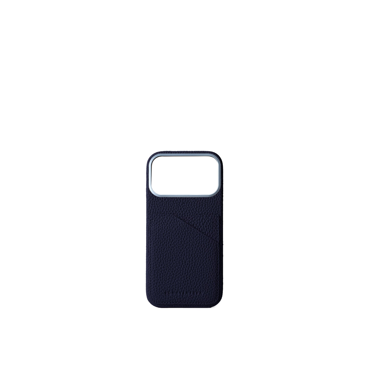 (iPhone 17 Pro Max) Back Cover Case Shrink Leather