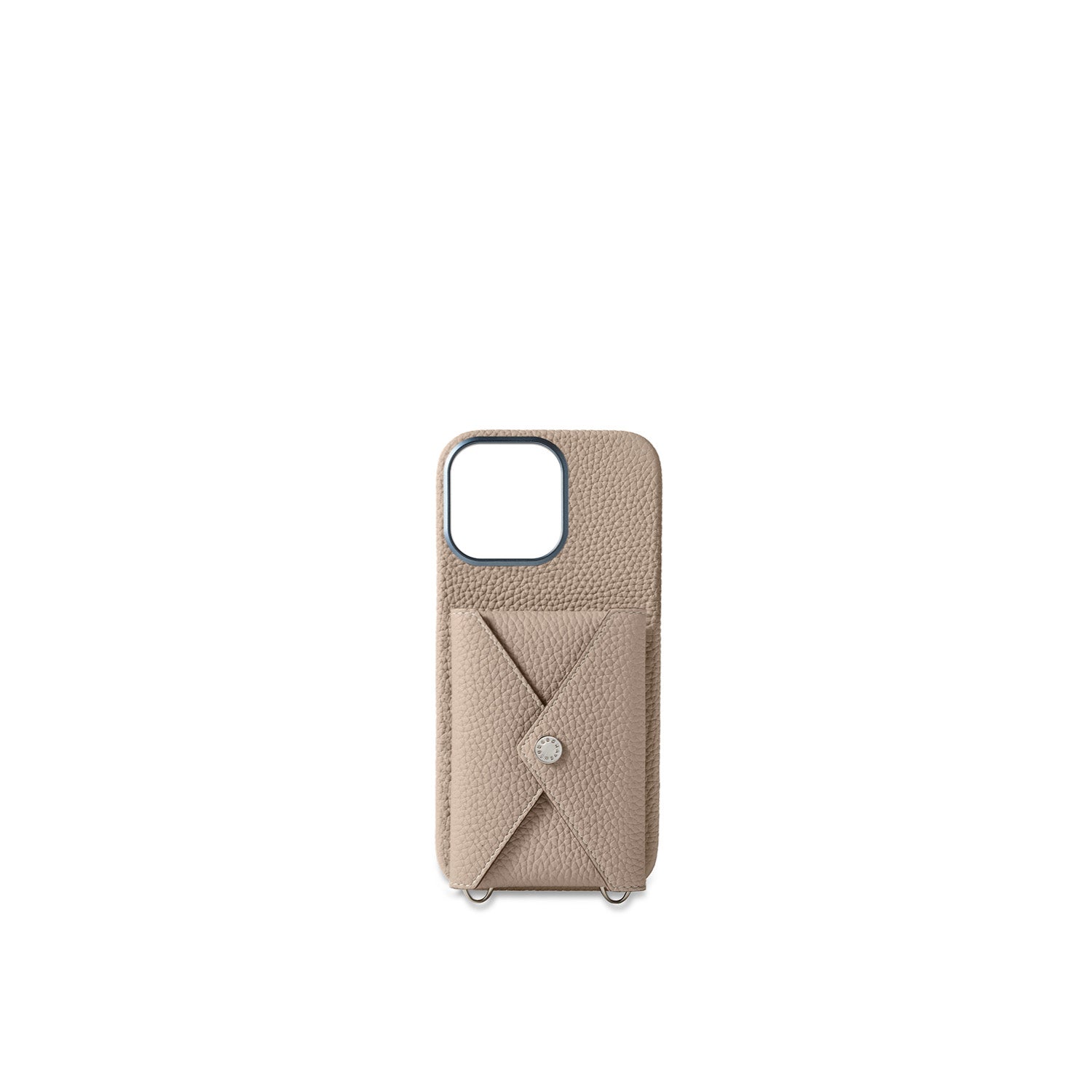 Back Cover With Snap Button Bottalato Leather (iPhone 16 Pro Max)
