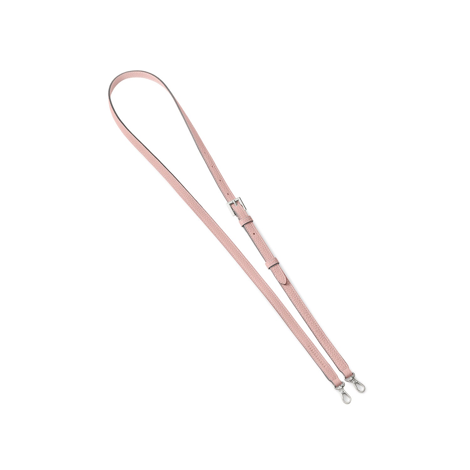 Adjustable Shoulder Strap Shrink Leather (Silver)