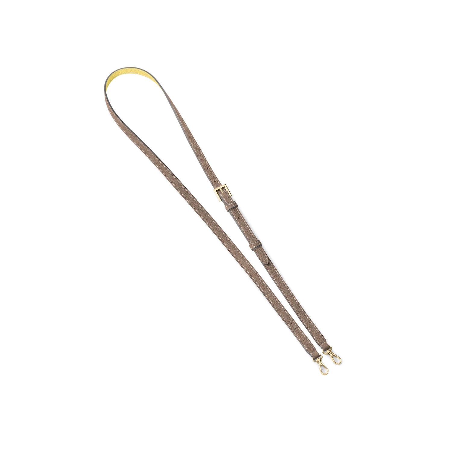 조정 가능한 어깨 스트랩 수축 가죽 골드