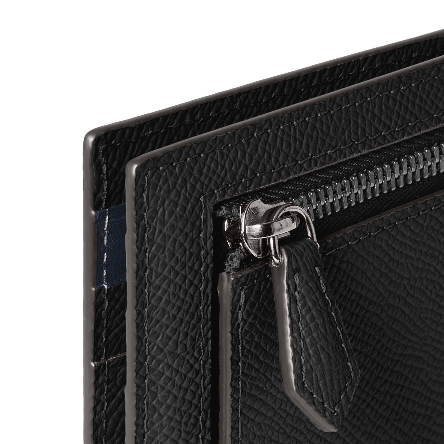 Bicolor Bifold Bill Clip With Coin Case Nobile Leather