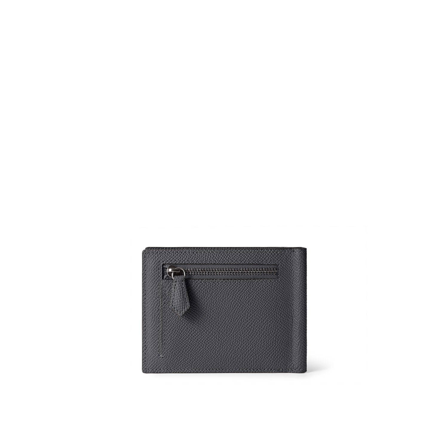 Bicolor Bifold Bill Clip With Coin Case Nobile Leather