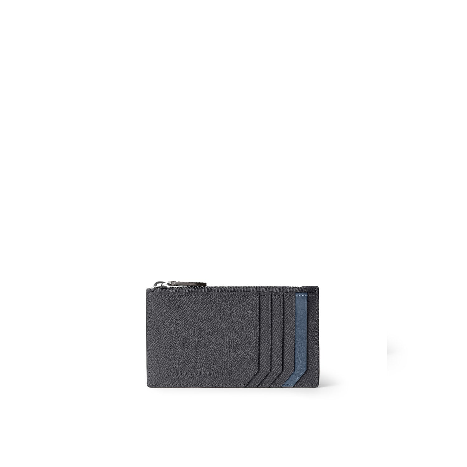Bicolor Mini Zip Wallet Nobile Leather