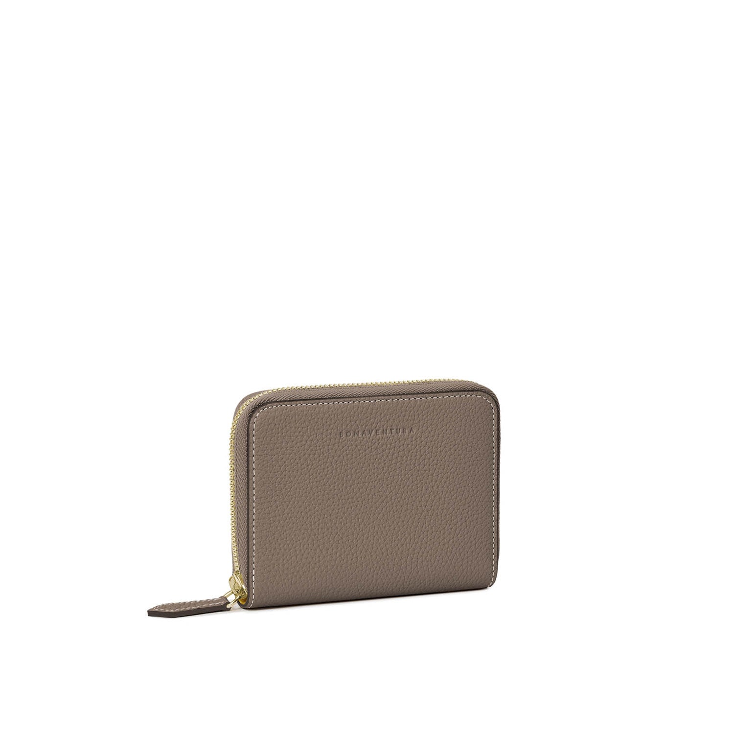 Medium Functional Zip Wallet In Shrink Leather