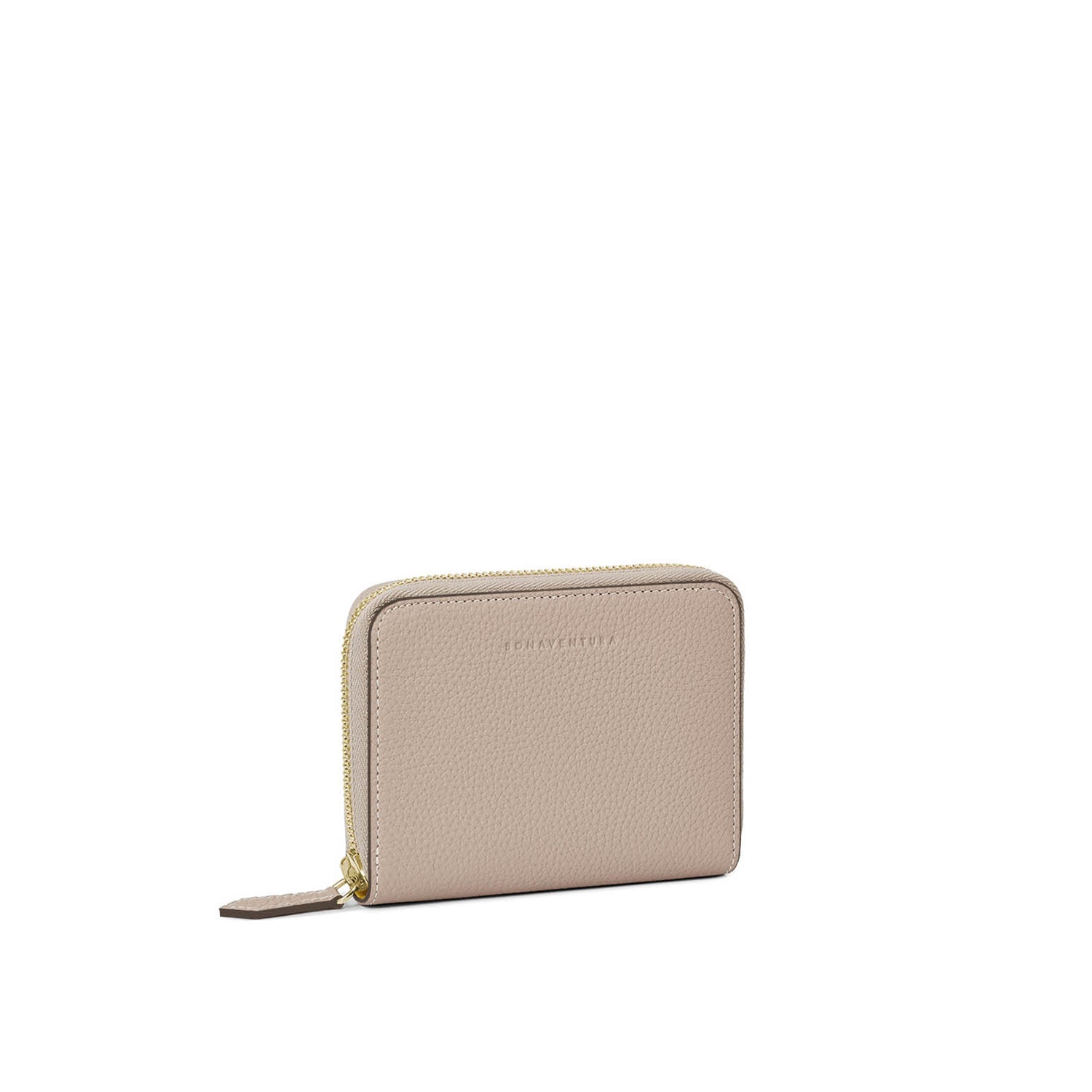 Medium Functional Zip Wallet In Shrink Leather