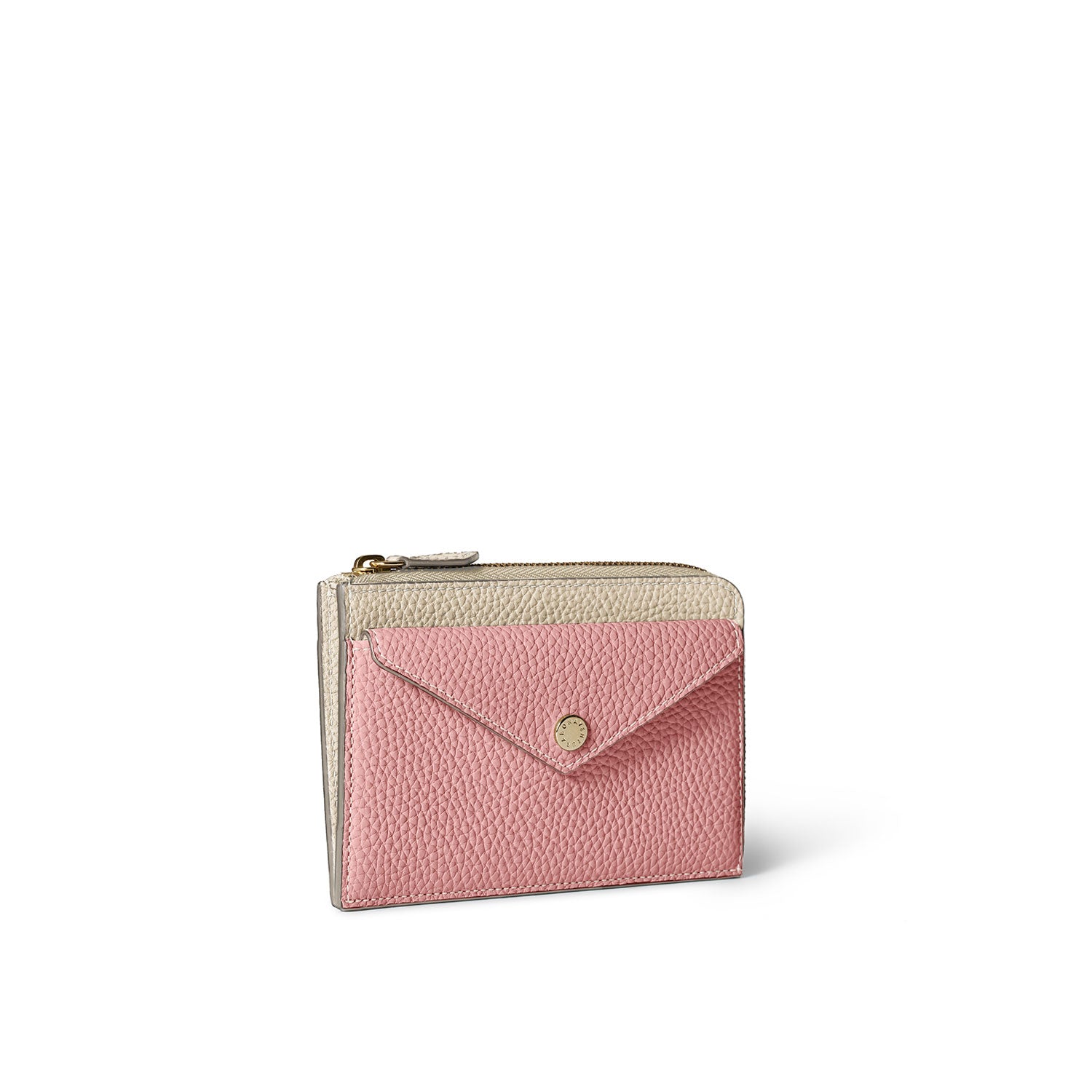 【鏡リュウジ監修 BONAVENTURA × 25ans】エンベロープ ミニジップ ウォレット シュリンクレザー