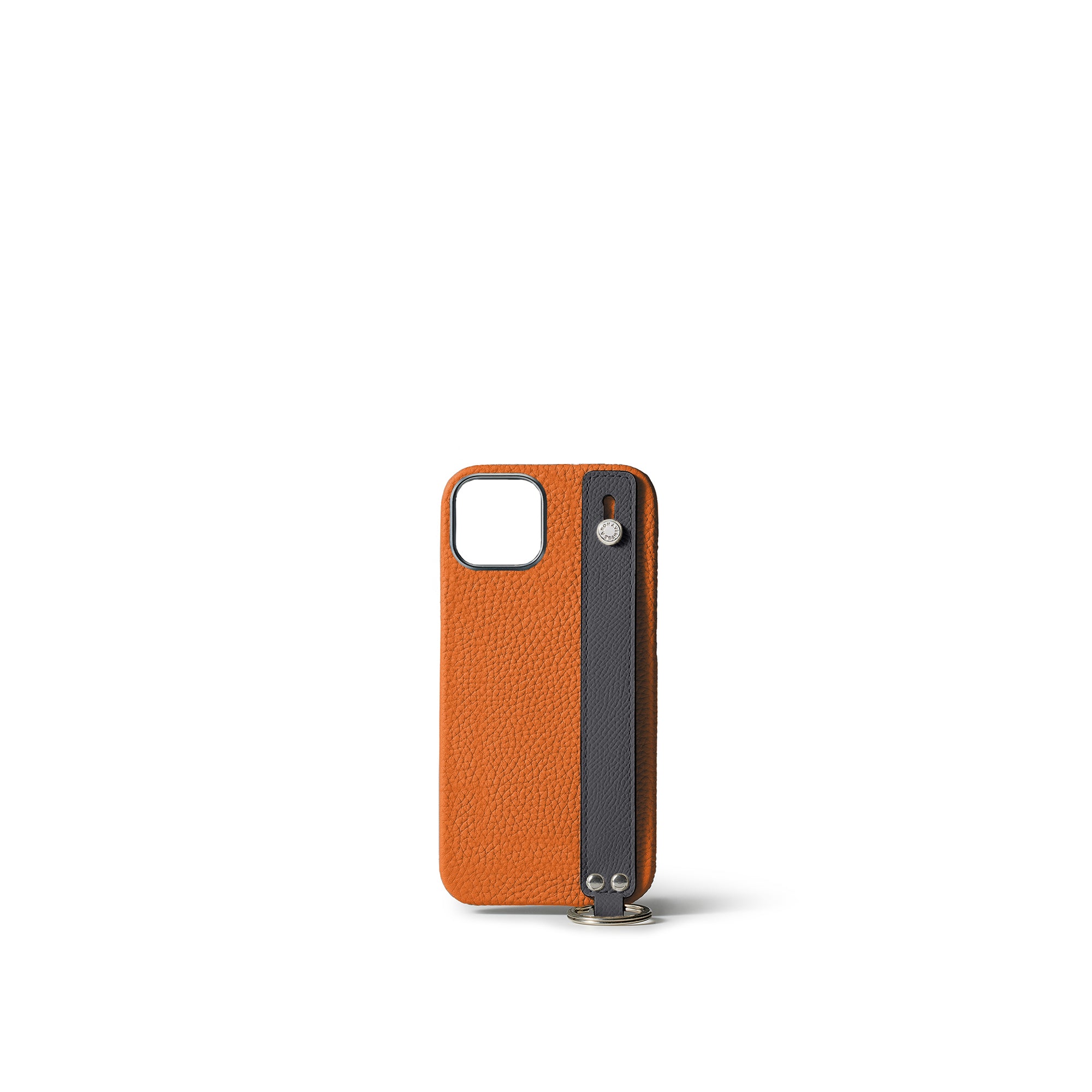 Back Cover Case With Handle Bottalato Leather (iPhone 15)