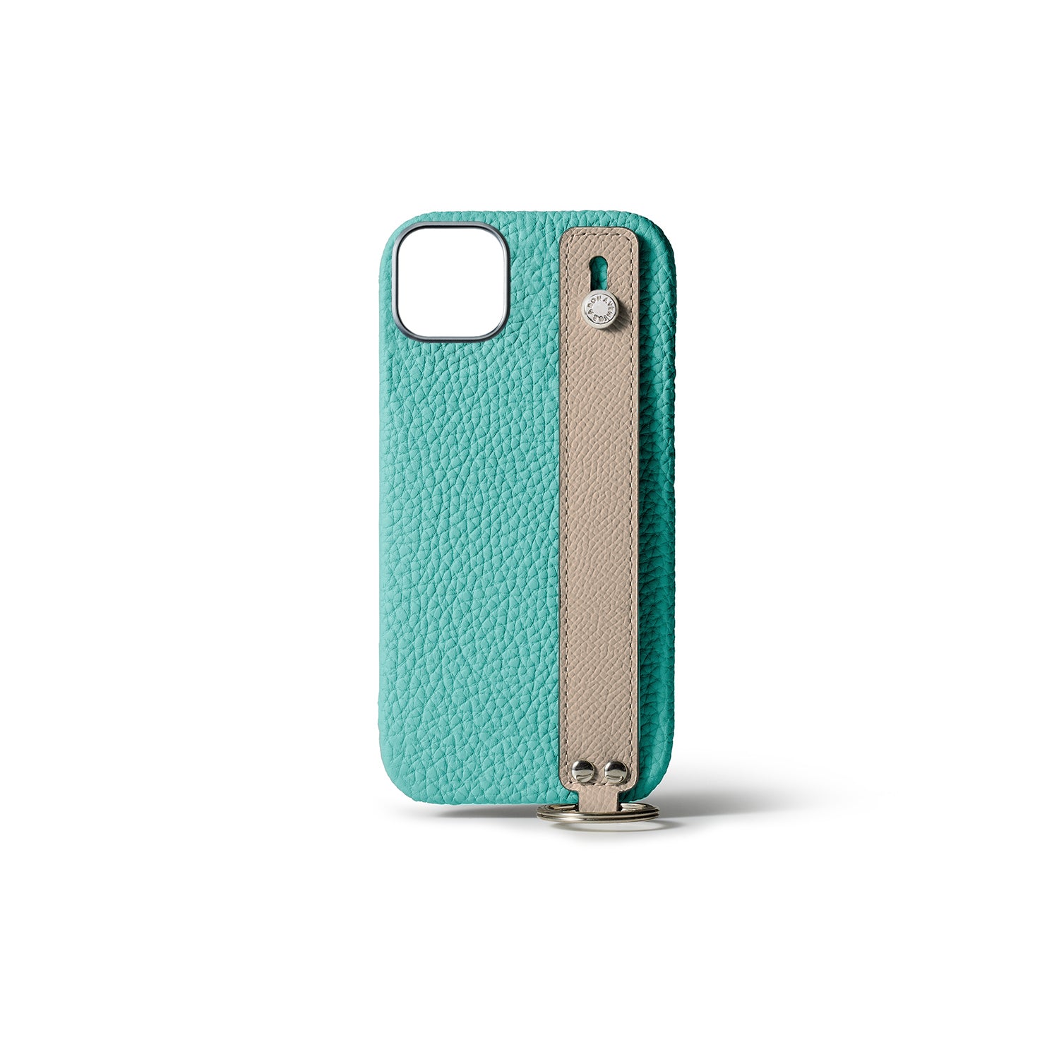Back Cover Case with Handle Shrink Leather (iPhone 15 Plus)