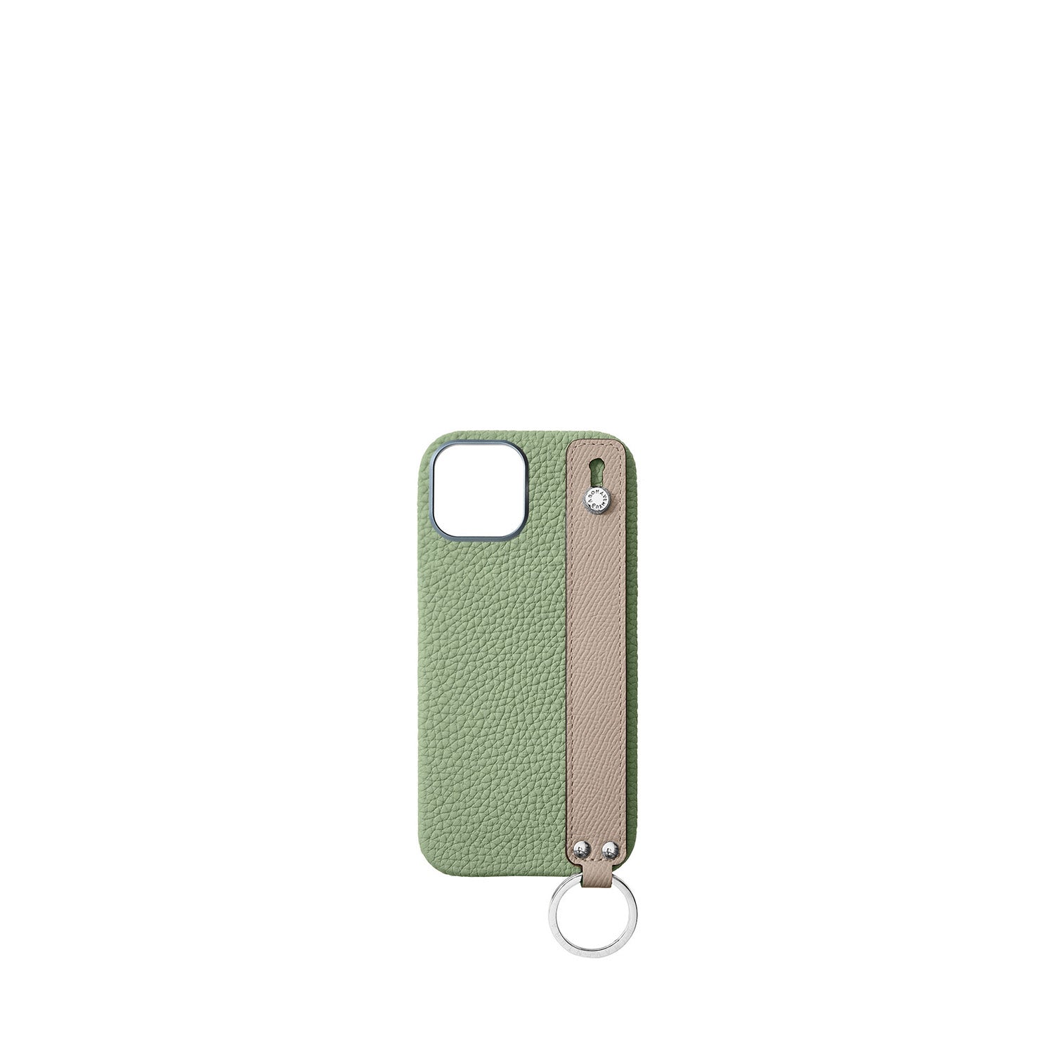 (iPhone 16) ハンドル付き バックカバーケース シュリンクレザー