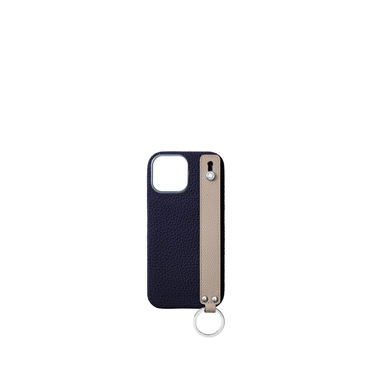 (iPhone 16) ハンドル付き バックカバーケース シュリンクレザー
