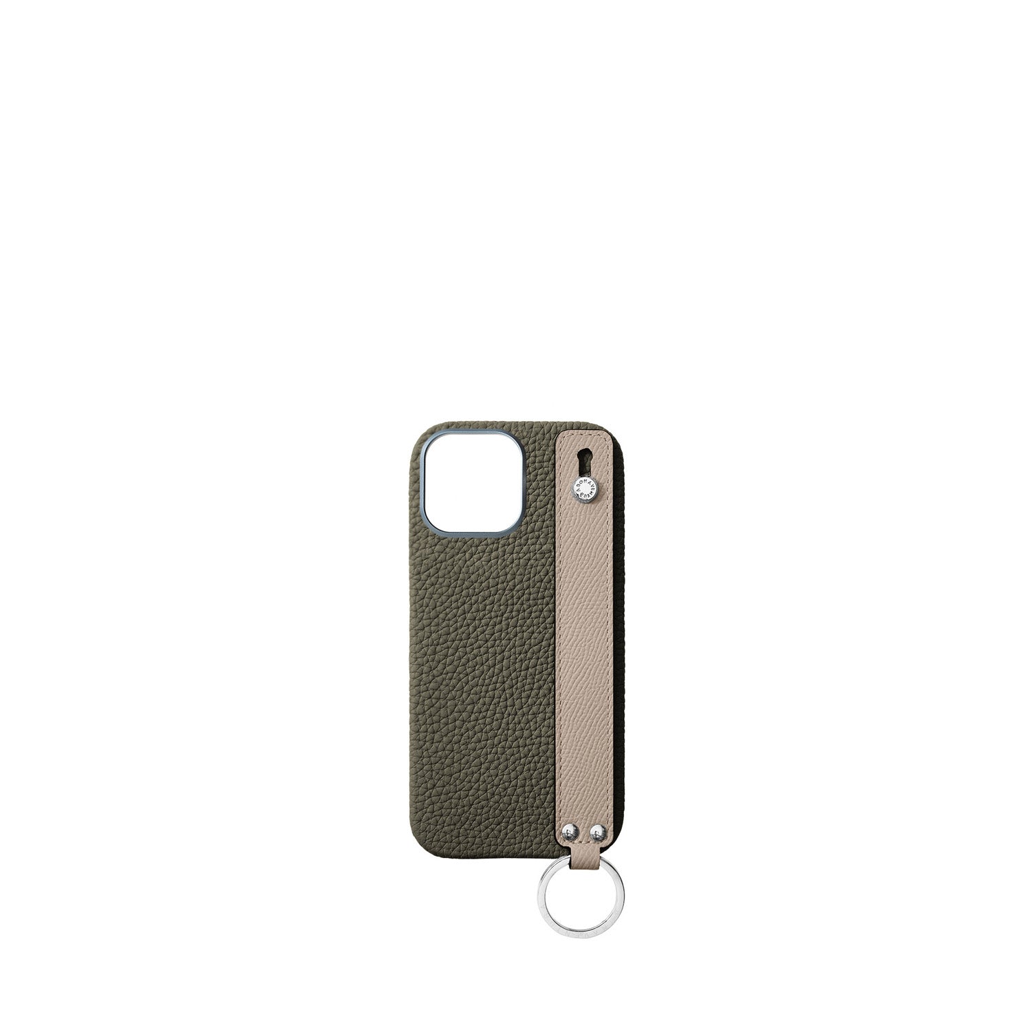 (iPhone 16) ハンドル付き バックカバーケース シュリンクレザー