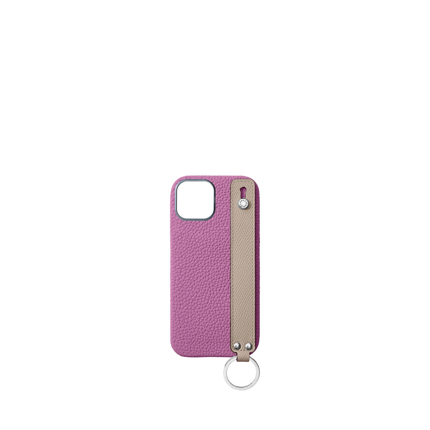 Back Cover Case with Handle Shrink Leather (iPhone 16)