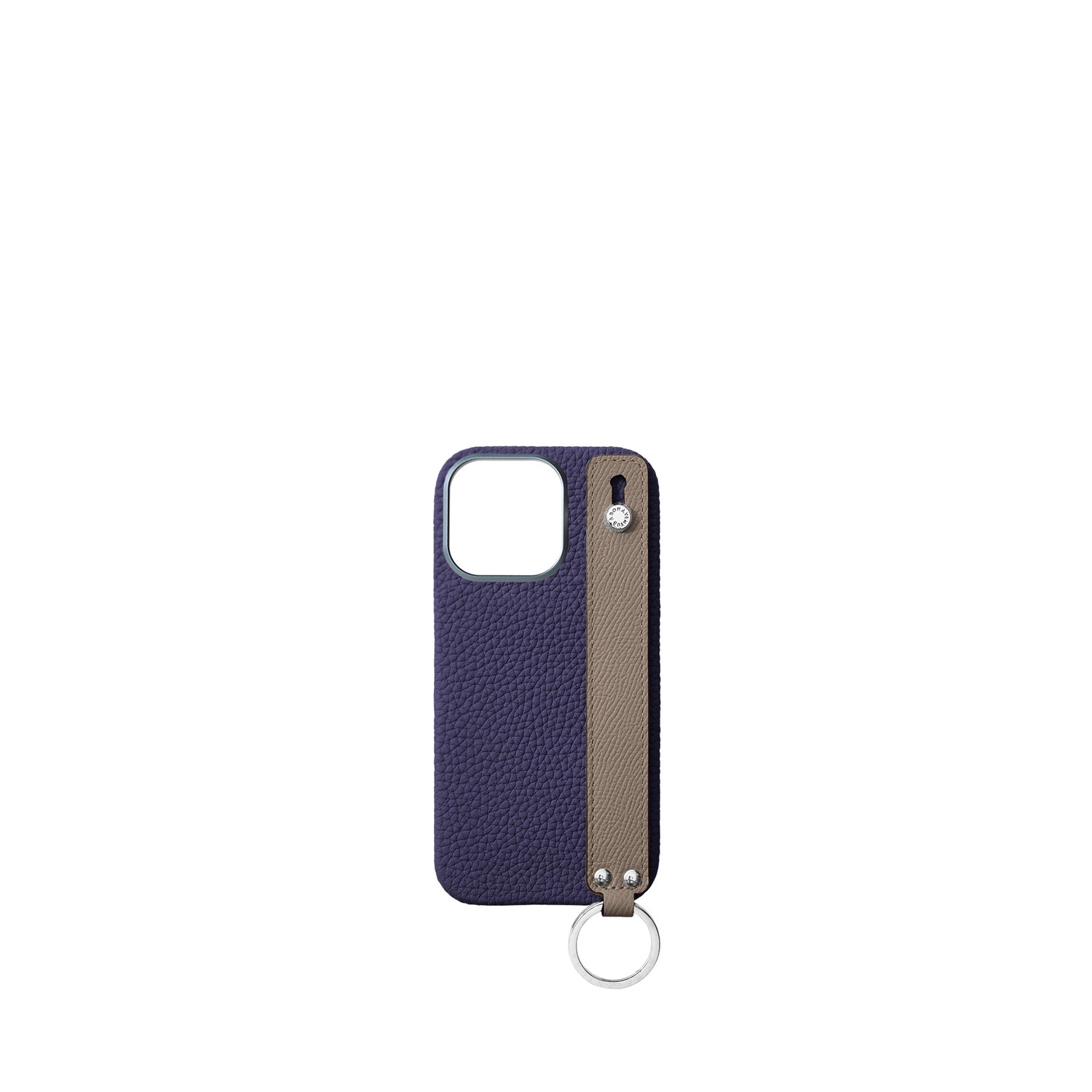 Back Cover Case with Handle Shrink Leather (iPhone 16 Pro)
