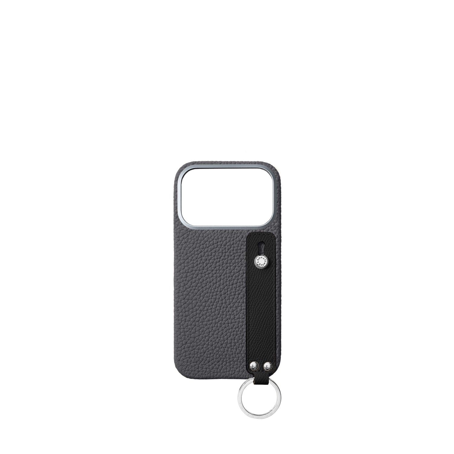 (iPhone 17 Pro) Handle Back Cover Case Shrink Leather