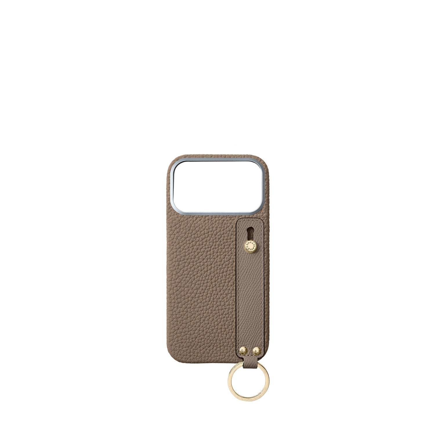 iPhone 18 Pro Max) Back Cover Case with Handle Shrink Leather