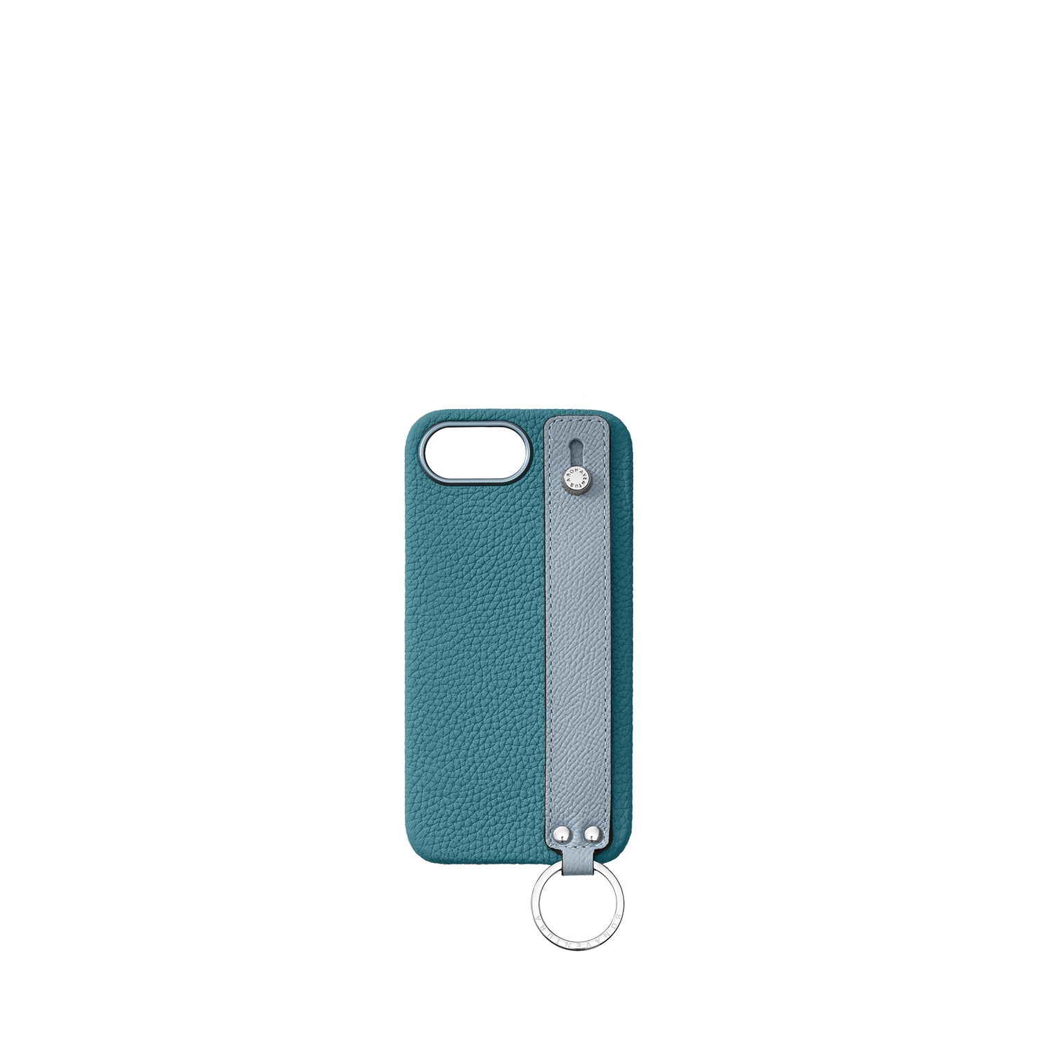 (iPhone 16e) Back Cover Case With Handle Shrink Leather