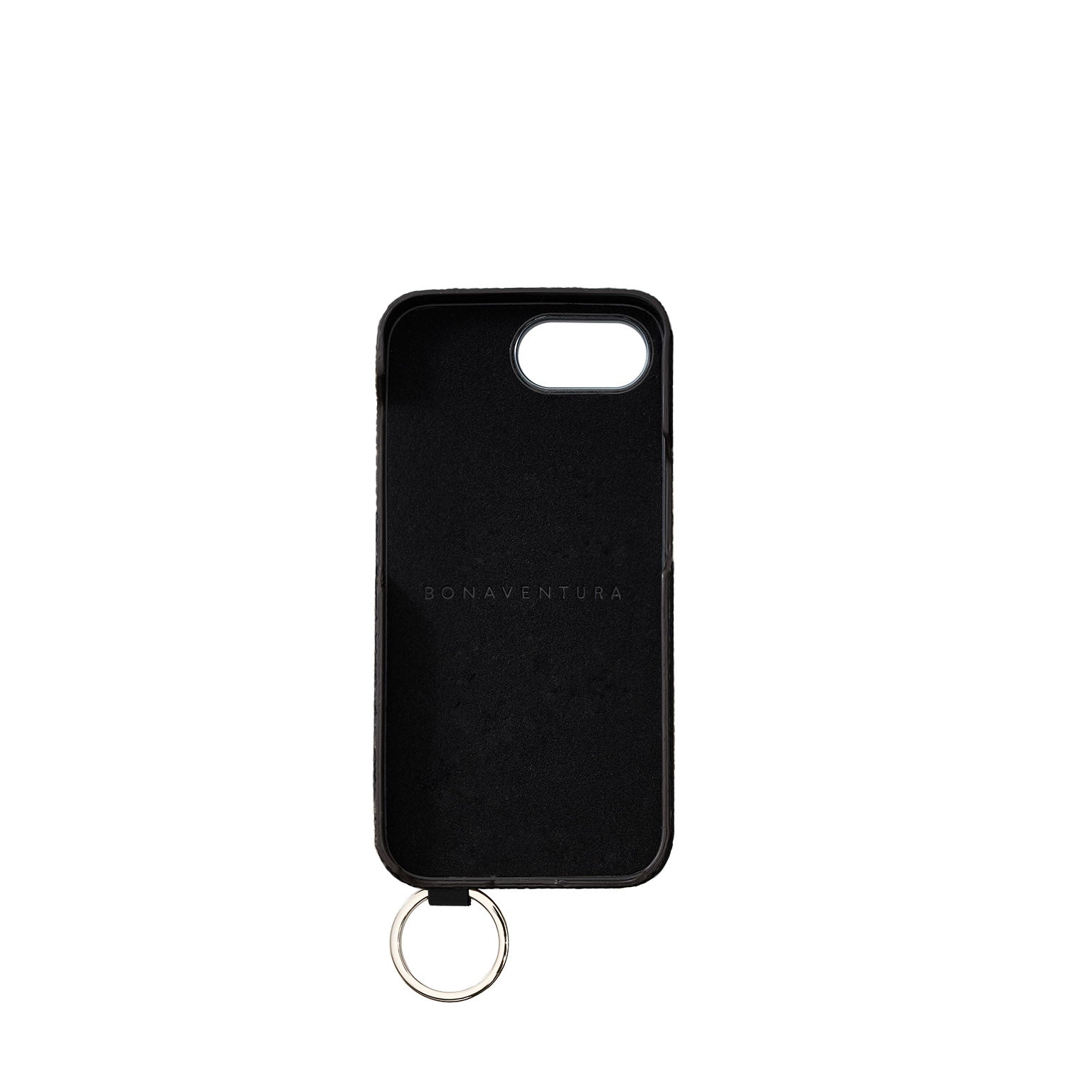 (iPhone 16e) ハンドル付き バックカバーケース シュリンクレザー
