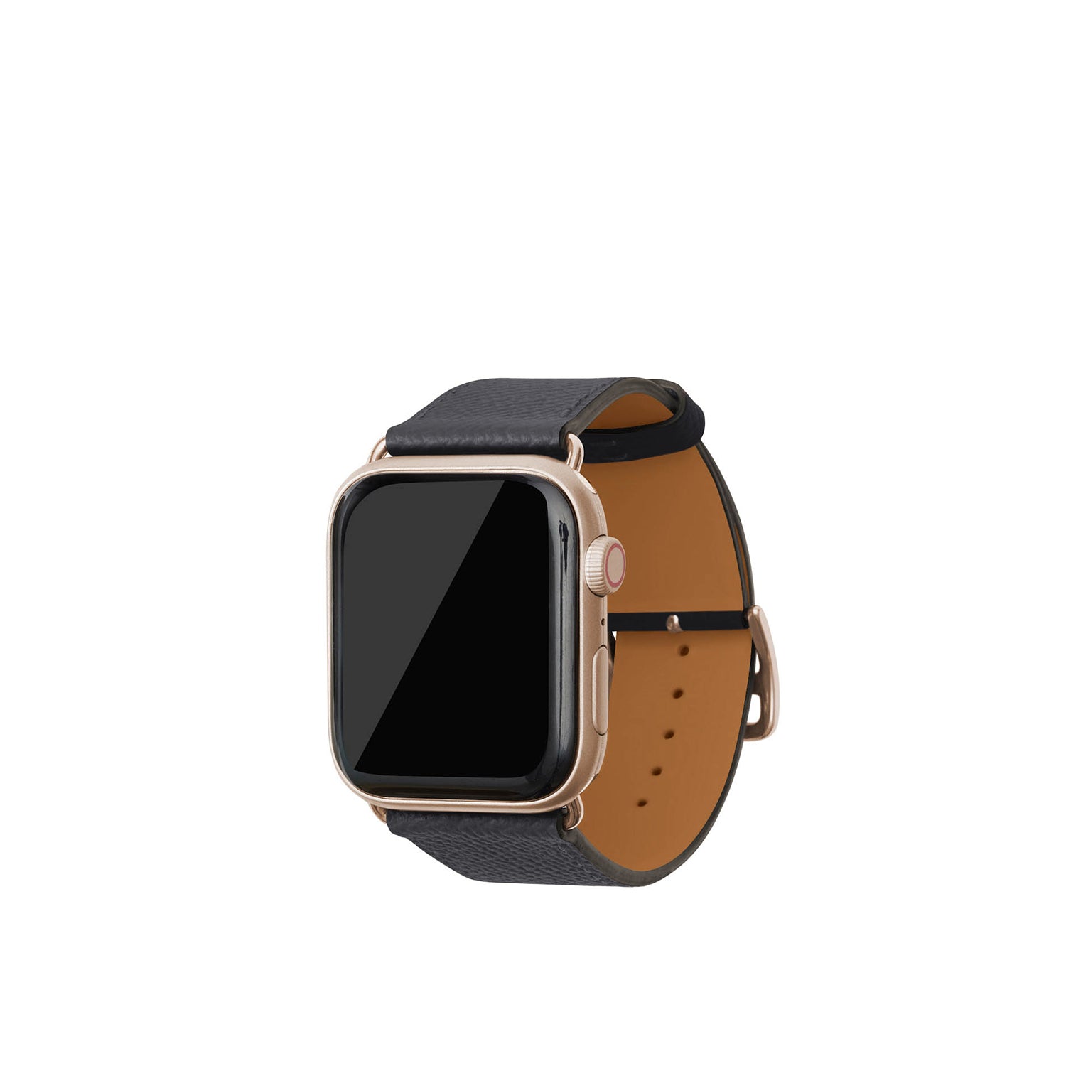 Nobile Leather Apple Watch Band M/l 42/44/45/49mm (Gold Adapter)