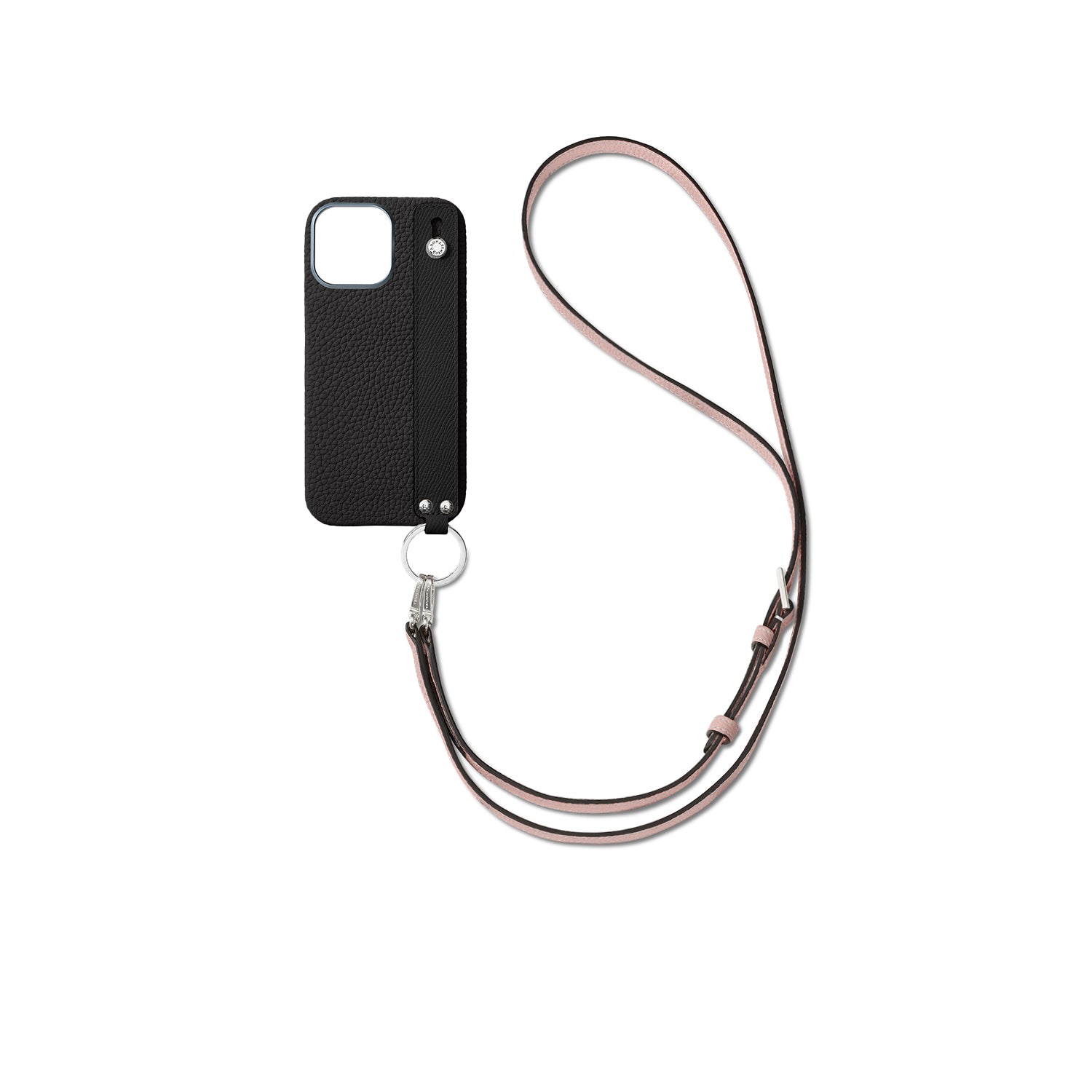 Back Cover With Handle Shoulder Strap SEt Bottalato Leather (iPhone 16 Pro Max)