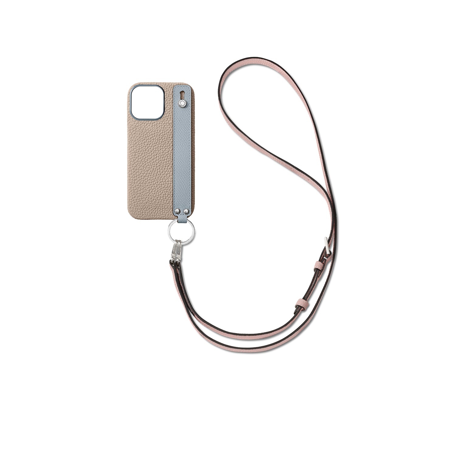 Back Cover With Handle Shoulder Strap SEt Bottalato Leather (iPhone 16 Pro Max)