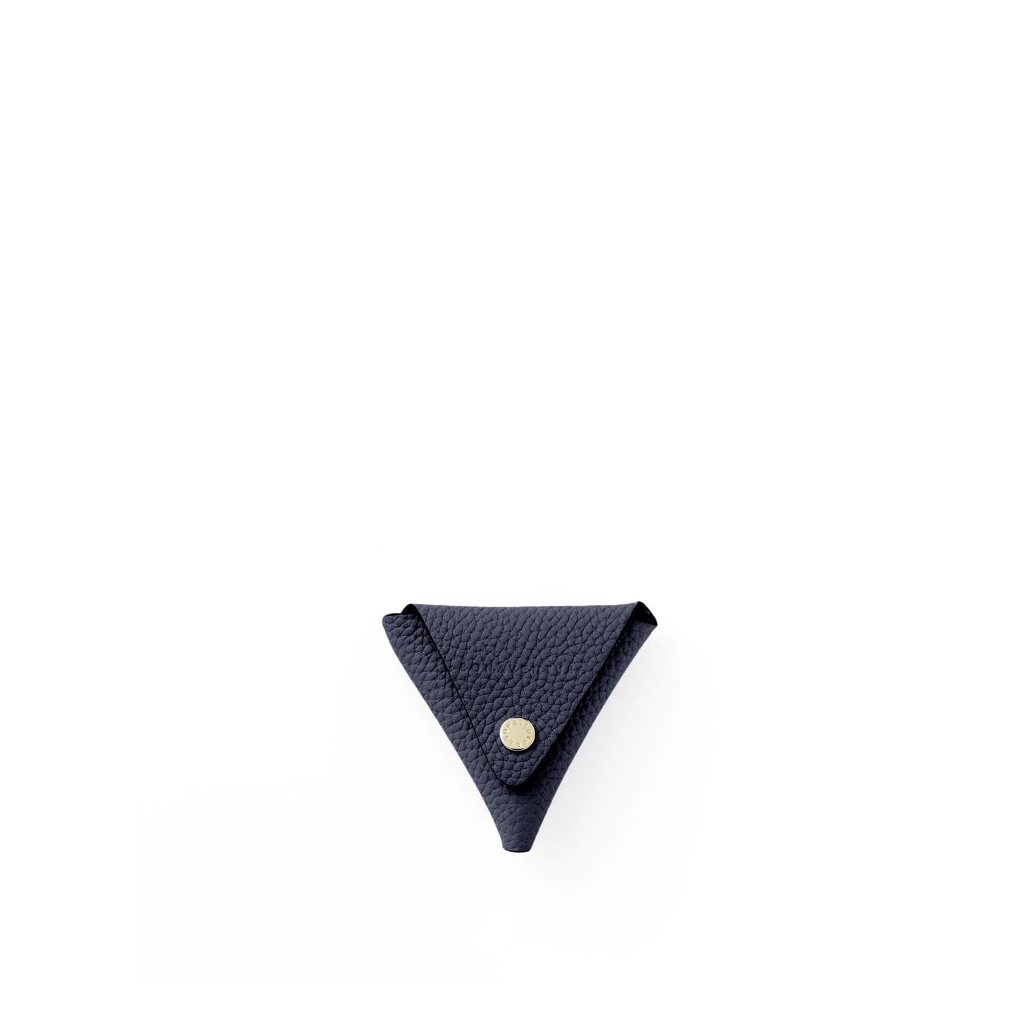 Triangle Coin Case Shrink Leather