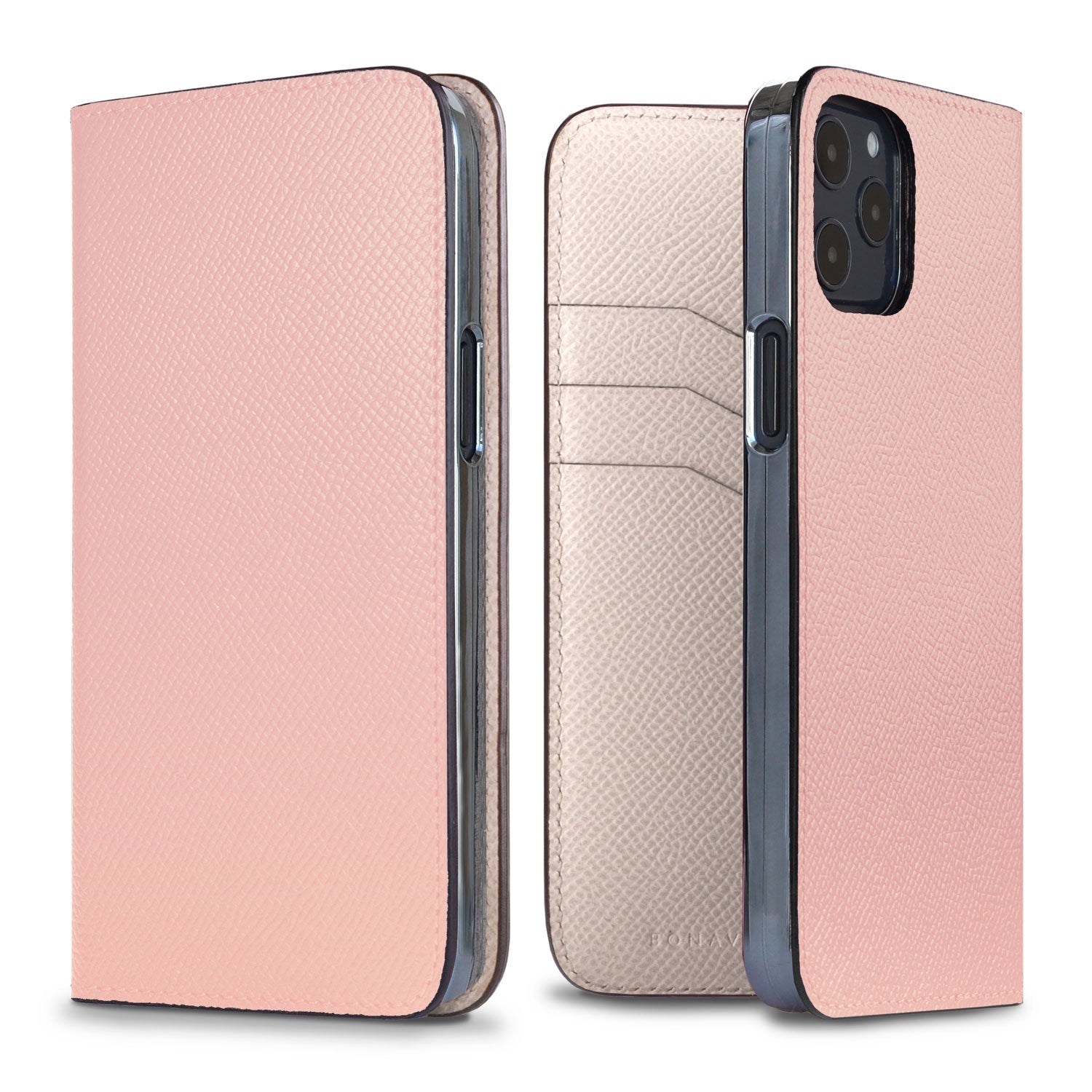 (iPhone 12 / 12 Pro) ダイアリーケース ノービレレザー