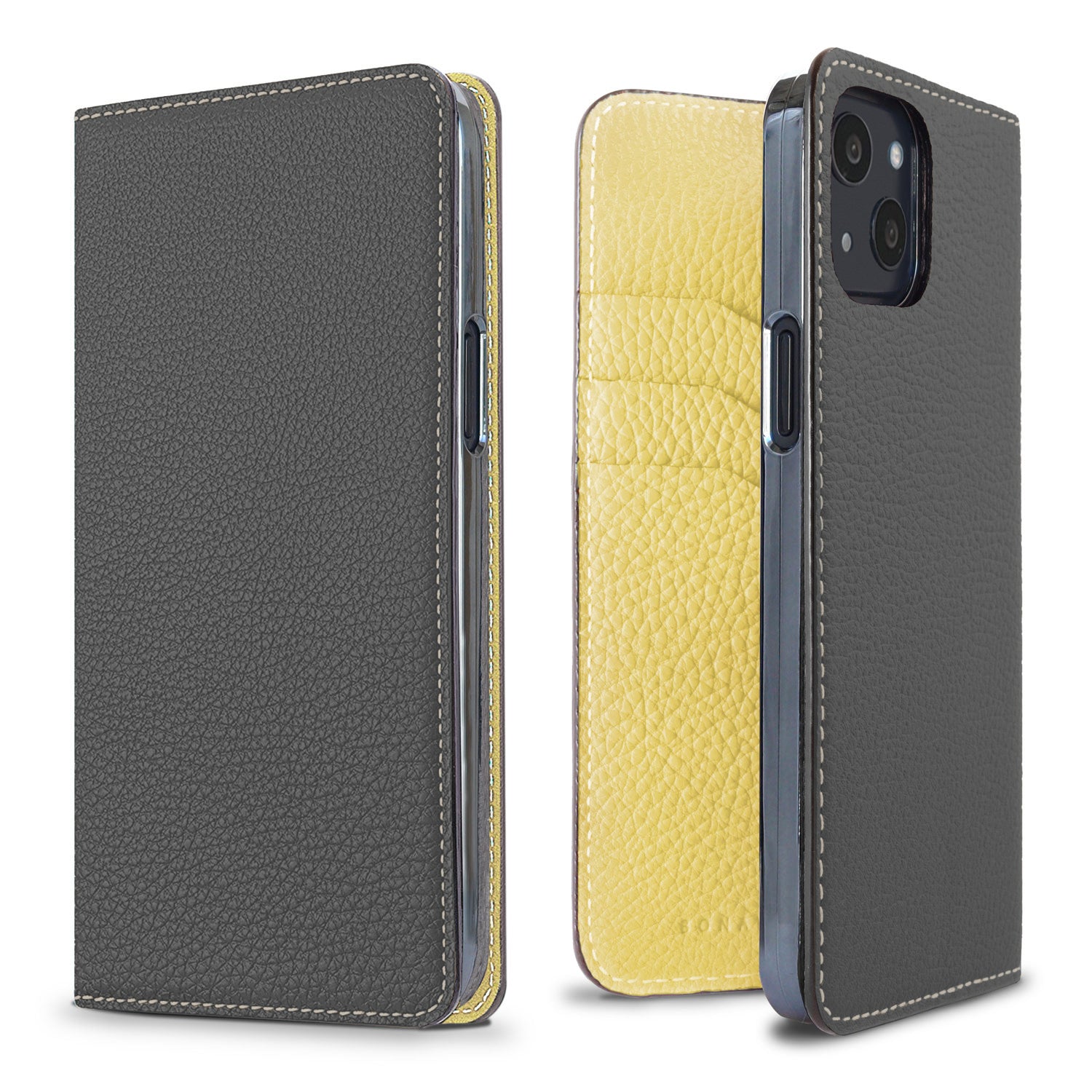 Diary Case Shrink Leather (iPhone 13)