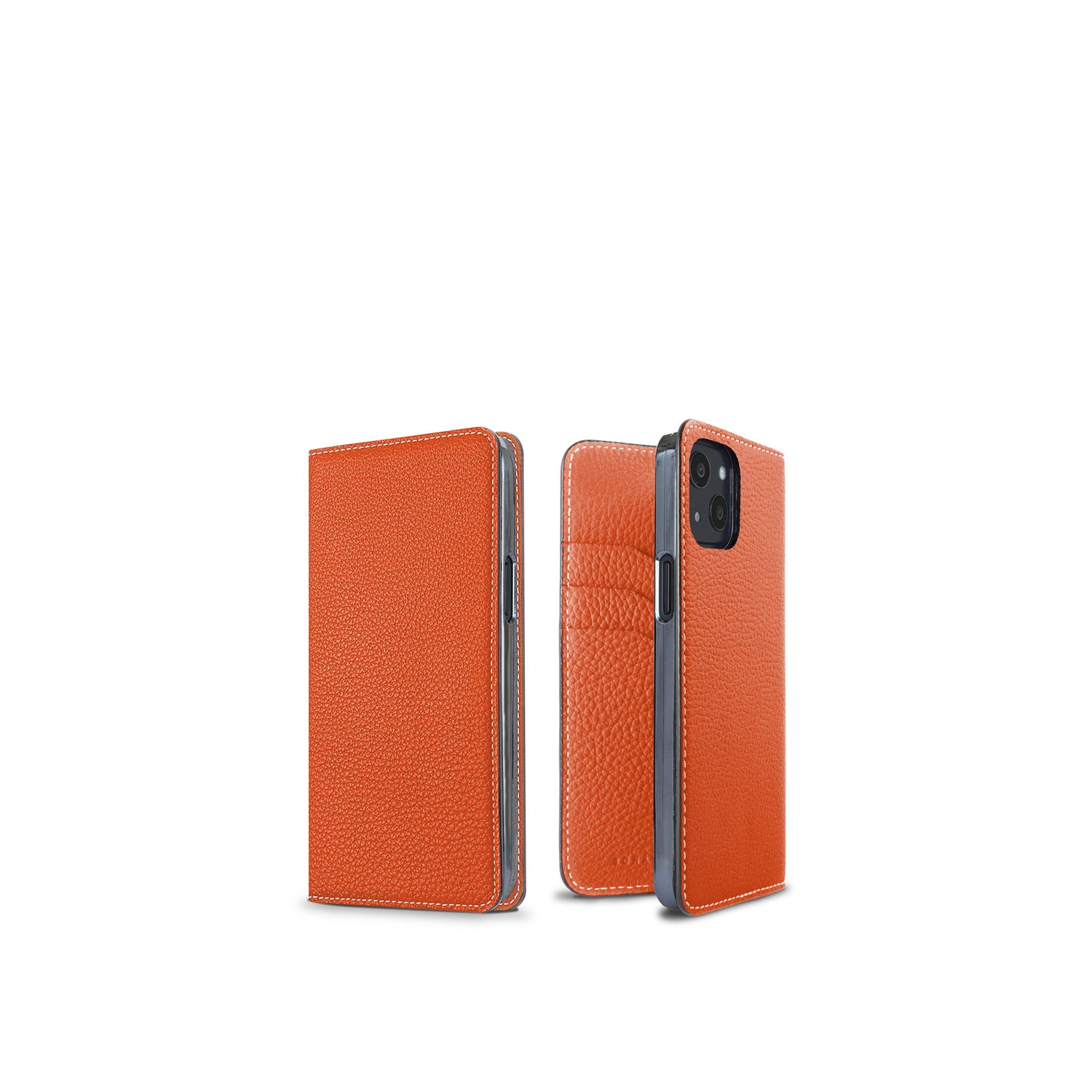 高級本革のiPhoneケース。上質なレザーのスマホケース。iPhone13対応。