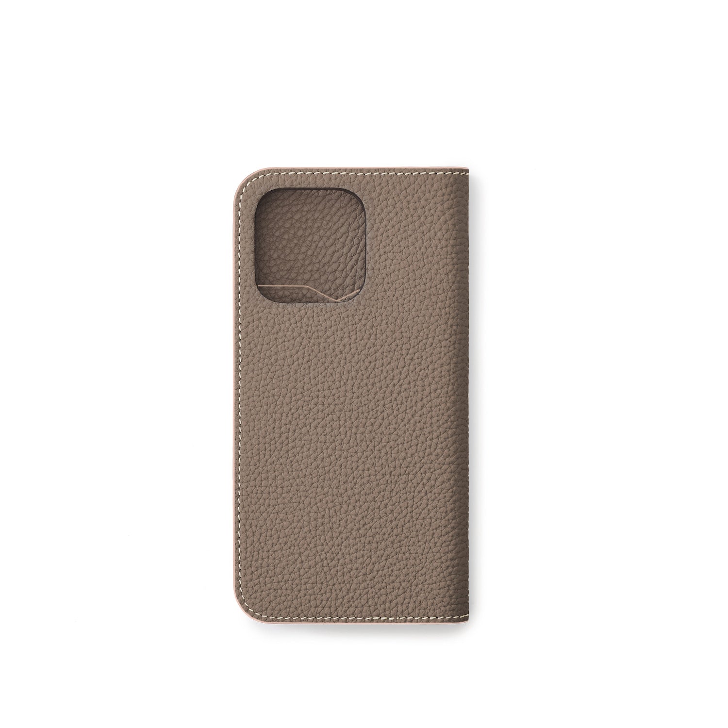 (iPhone 14 Pro Max) Diary Case Shrink Leather