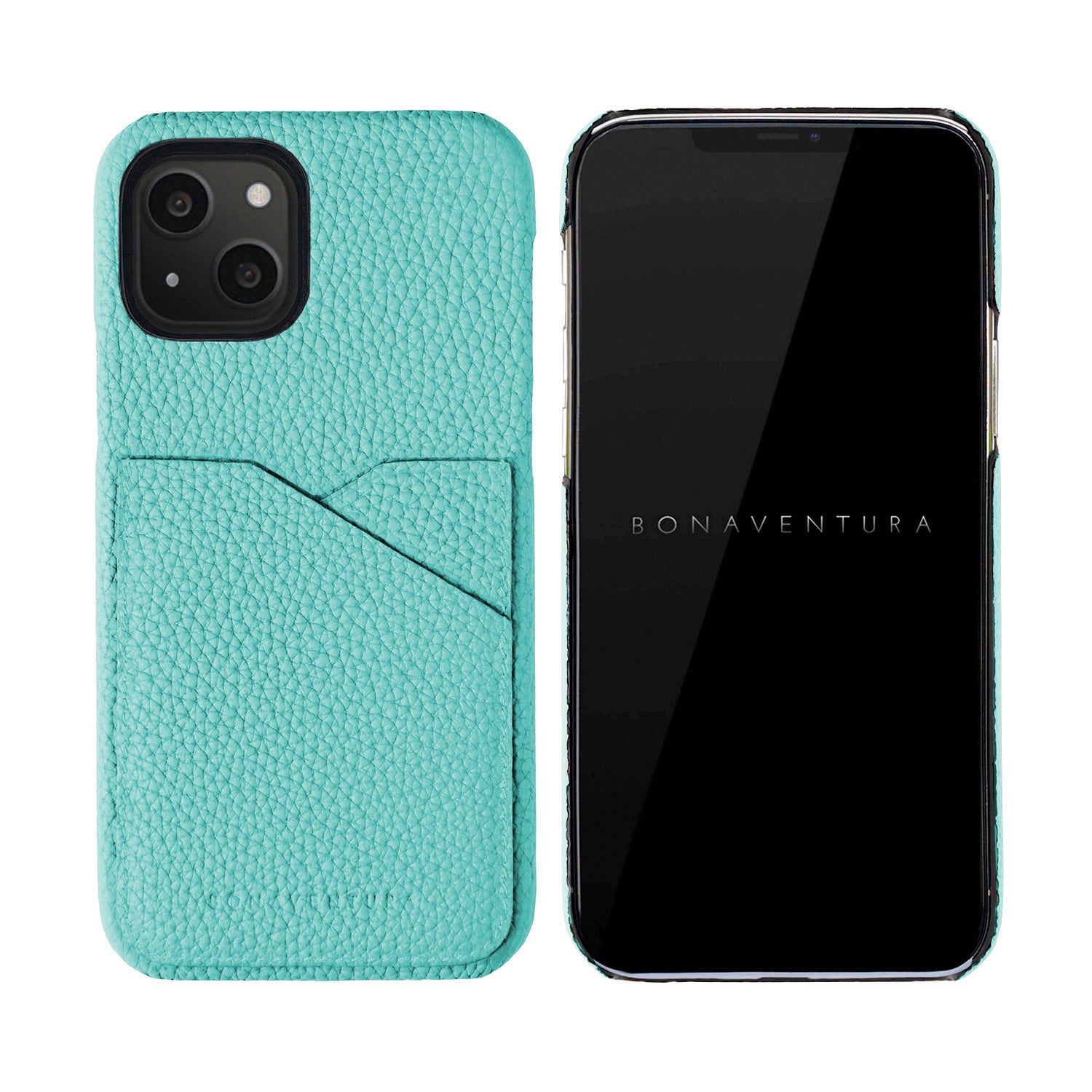 (iPhone 13) Back Cover Case Shrink Leather