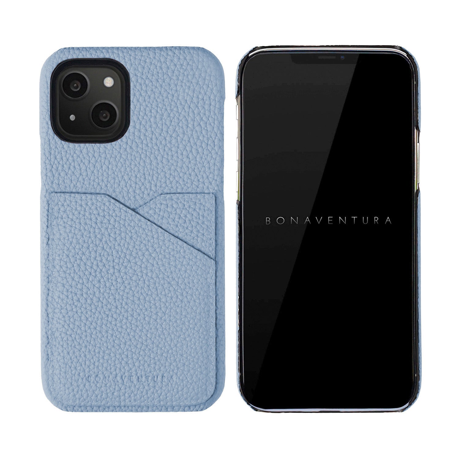 (iPhone 13) Back Cover Case Shrink Leather