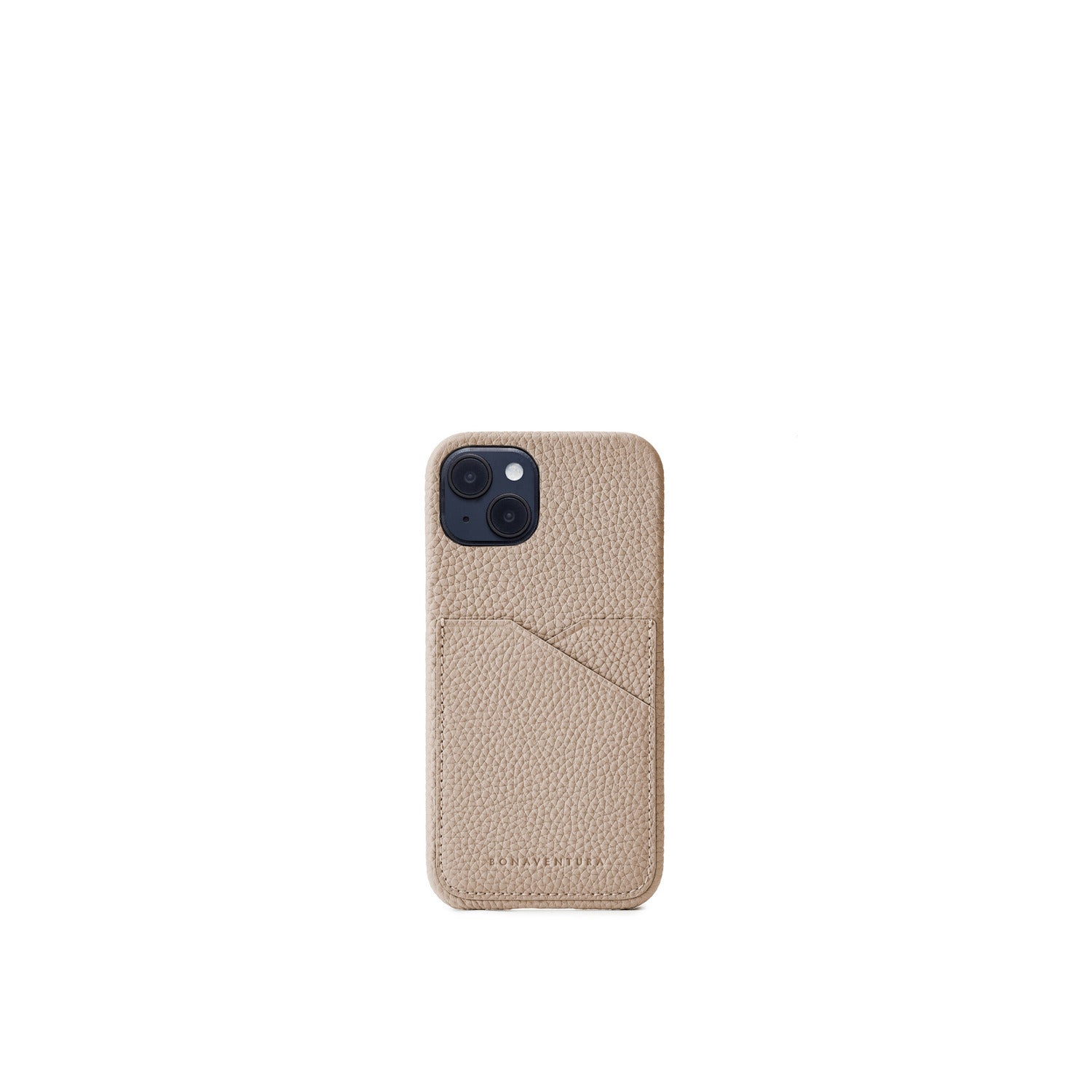(iPhone 14) Back Cover Case Shrink Leather