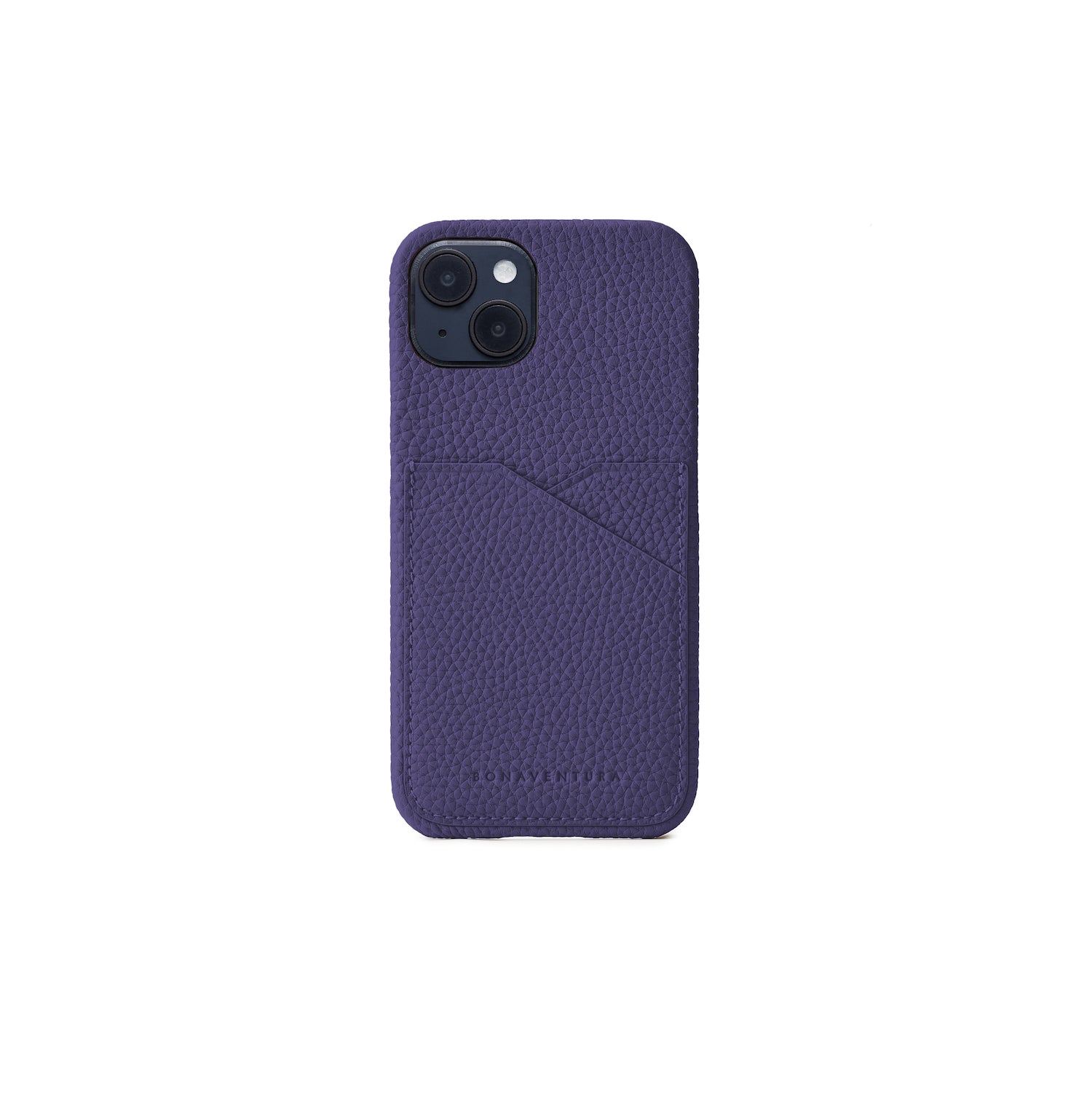 (iPhone 14) Back Cover Case Shrink Leather