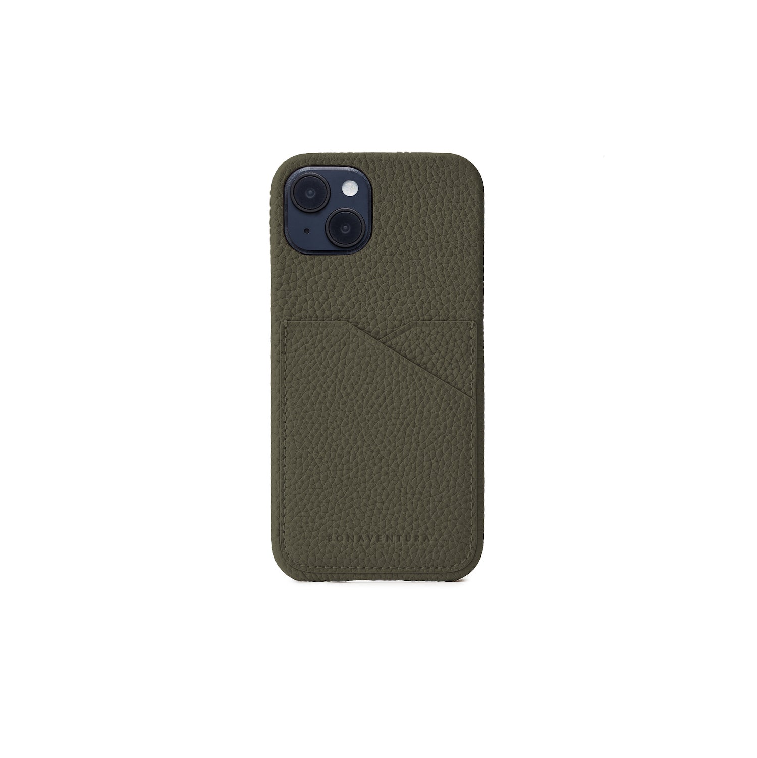 (iPhone 14) Back Cover Case Shrink Leather