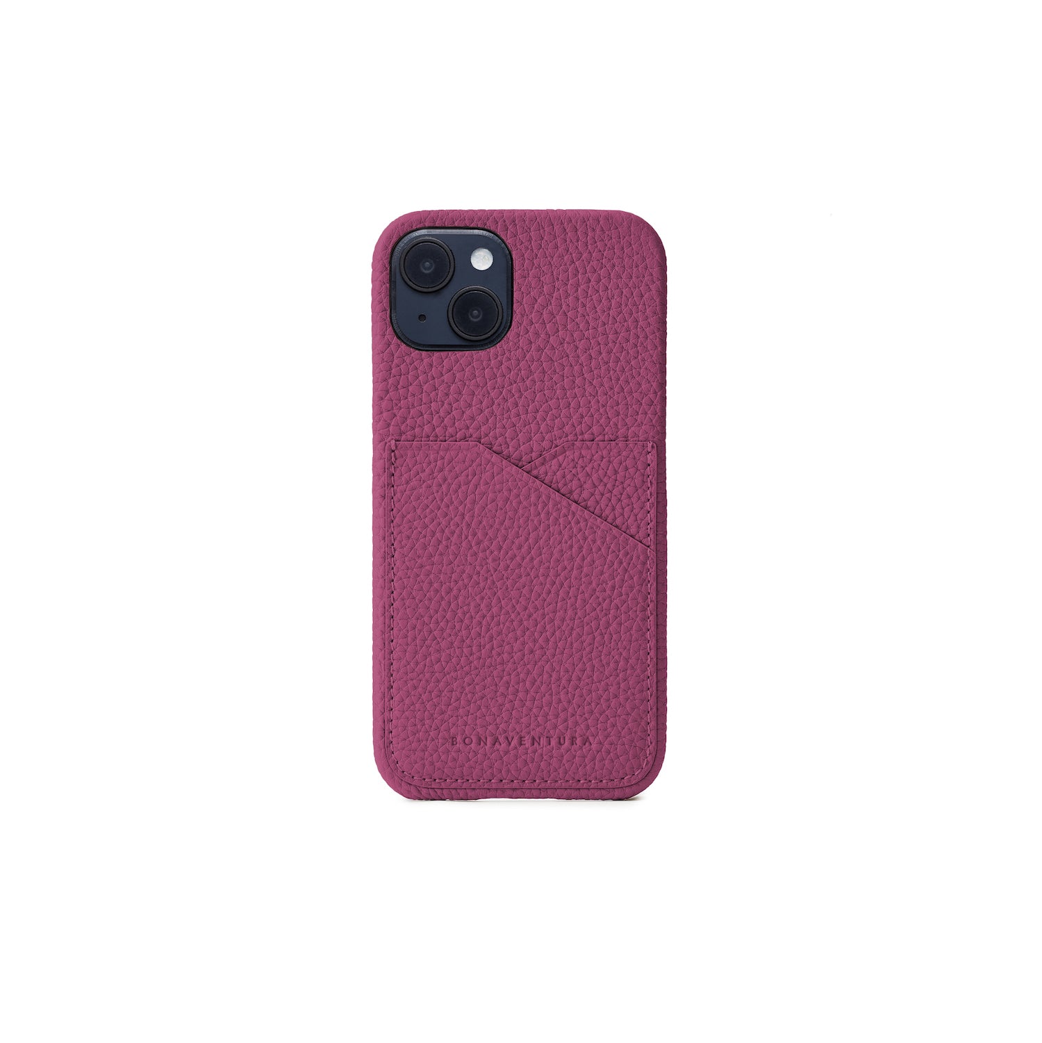 (iPhone 14) Back Cover Case Shrink Leather