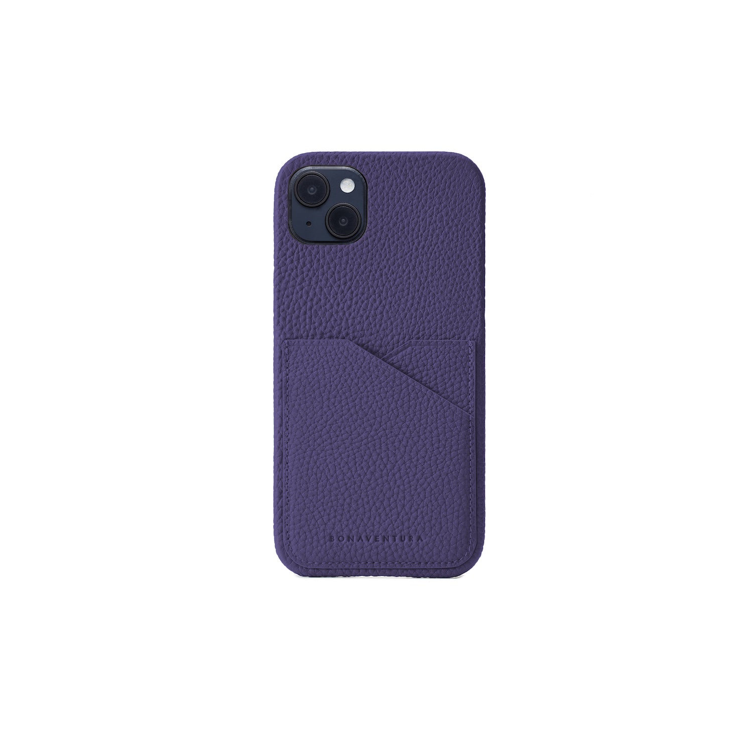(iPhone 14 Plus) Back Cover Case Shrink Leather
