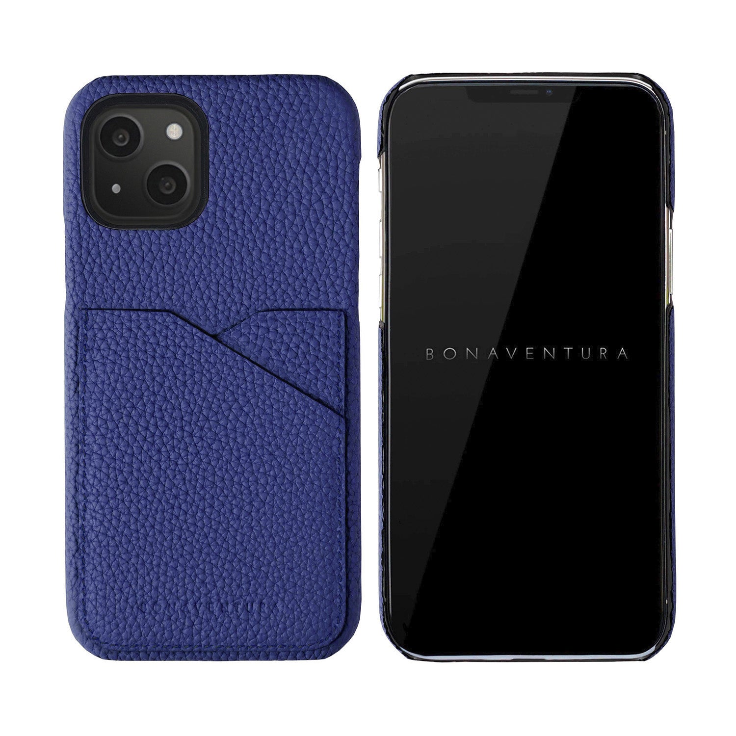 (iPhone 13) Back Cover Case Shrink Leather