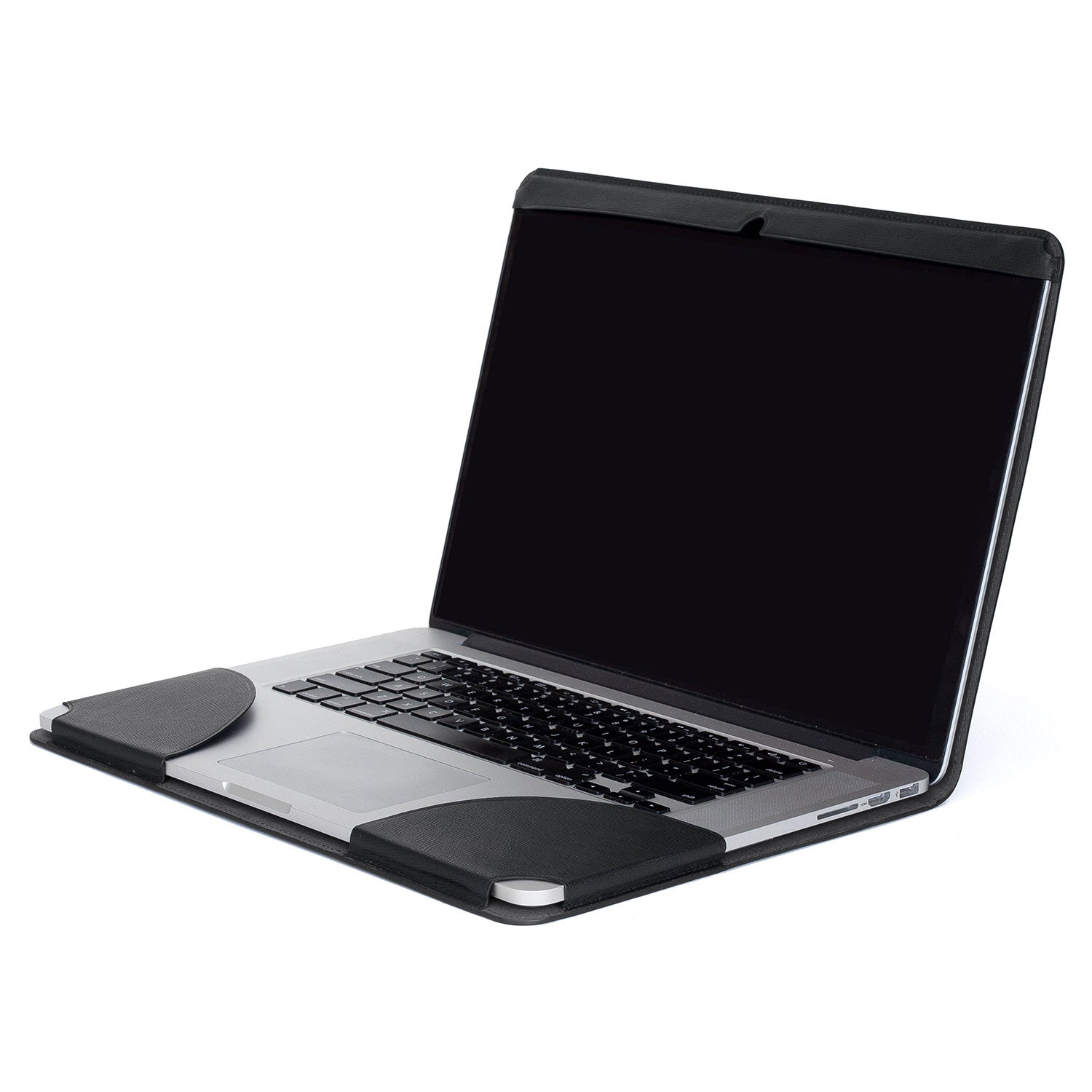 MacBook Pro13 2020 対応 レザー ブラック手帳 ビジネスケース
