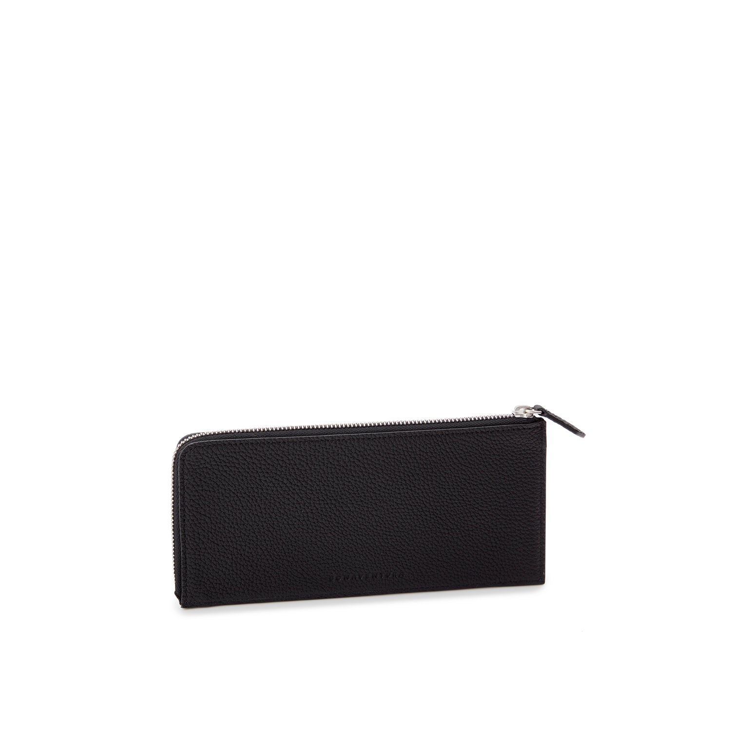 롱 L 자 Zip 지갑 수축 가죽