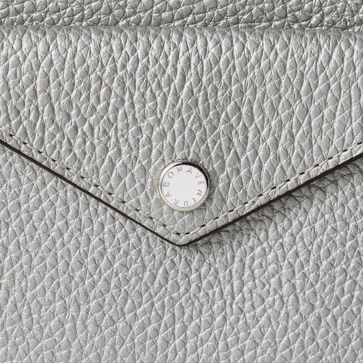 エンベロープ ミニジップ ウォレット シュリンクレザー