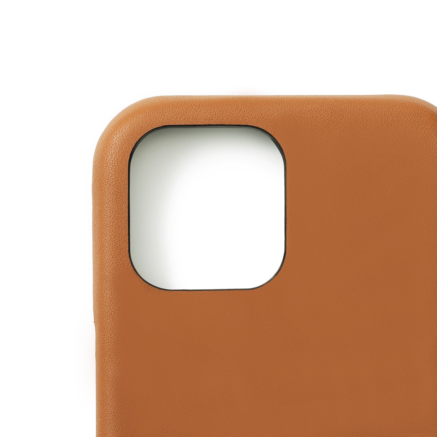 (iPhone 14) Back cover case smooth leather
