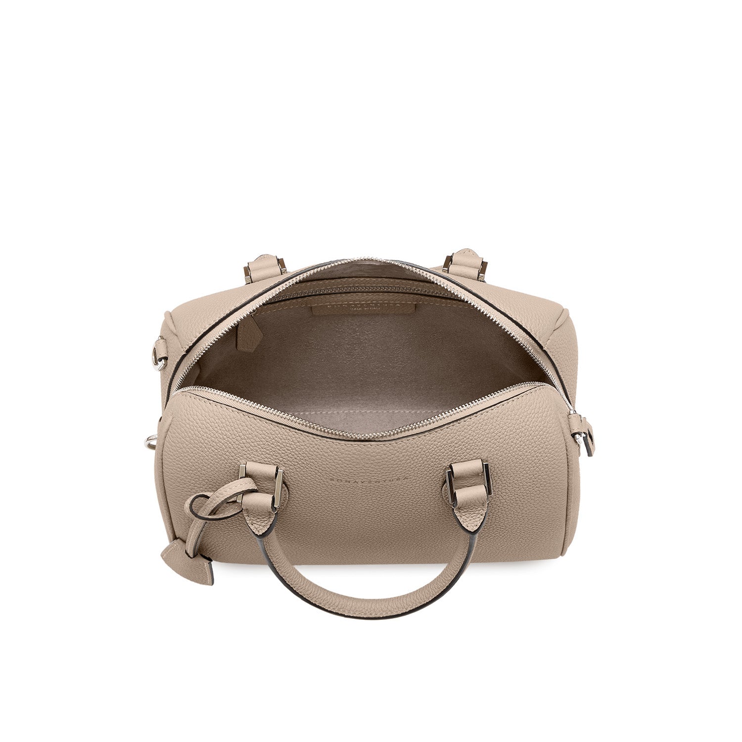 Valentina Boston Bag in Shrink Leather (Mini)