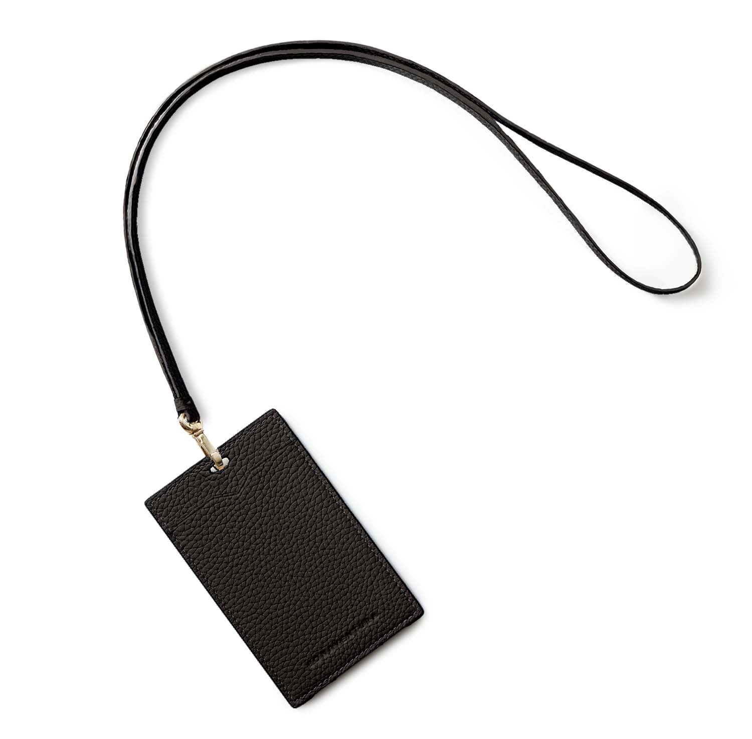 ID card holder in shrink leather (vertical)