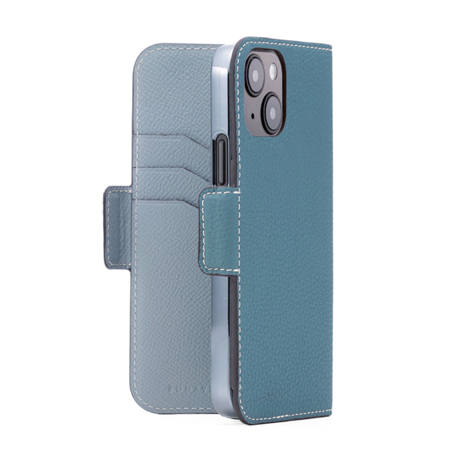 (iPhone 15) Stand Diary Case Shrink Leather