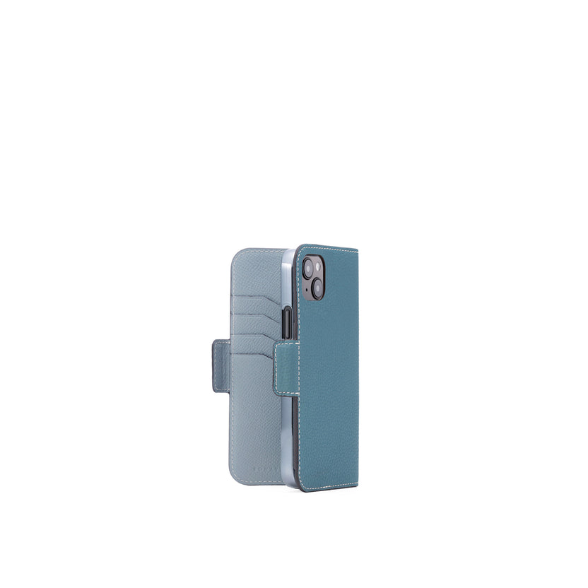 【オンライン限定】 (iPhone 15 Plus) スタンドダイアリーケース シュリンクレザー