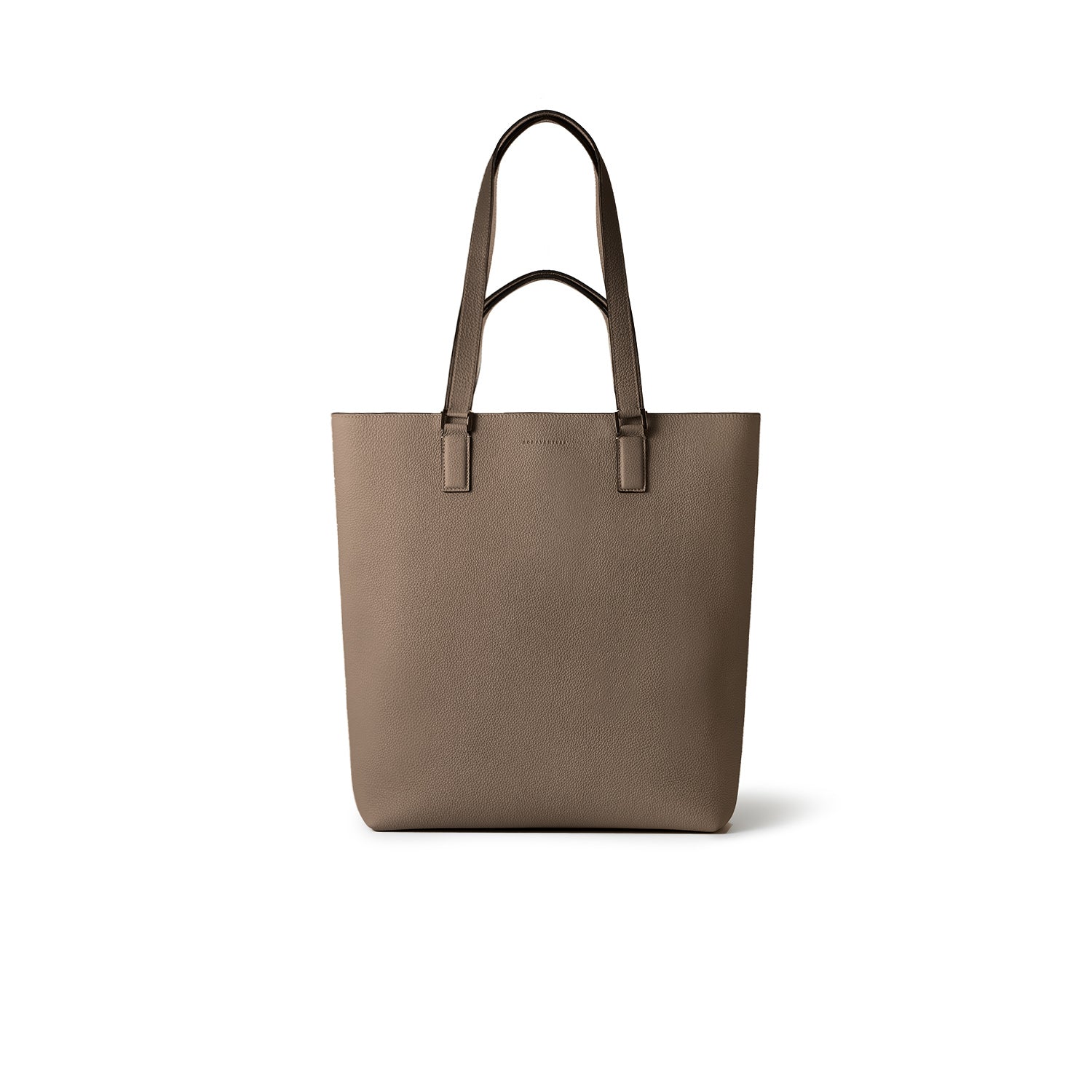 Cleo Tote Bag in Shrink Leather Etoupe