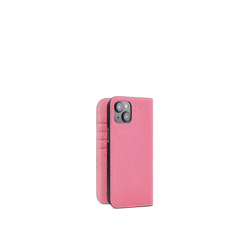 【オンライン限定】 (iPhone 15 Plus) ダイアリーケース シュリンクレザー