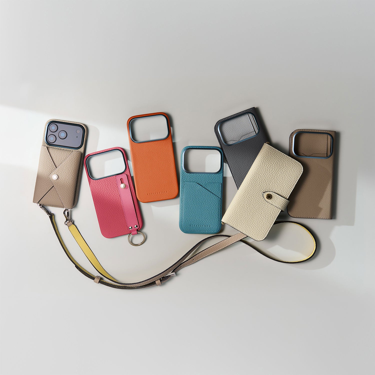 iPhone 18 Pro) バックカバーケース ノービレレザー – BONAVENTURA