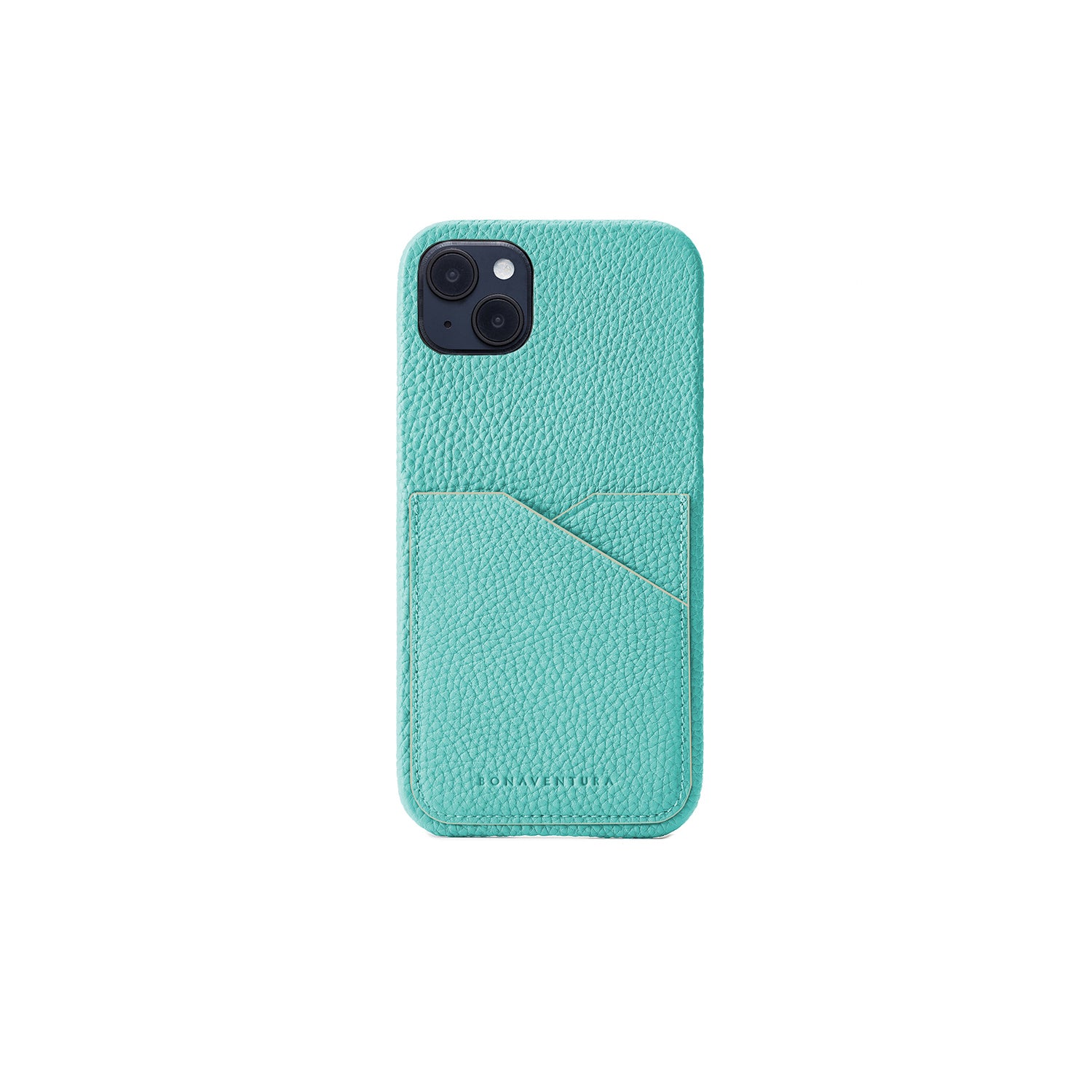 (iPhone 14 Plus) Back cover case Shrink leather
