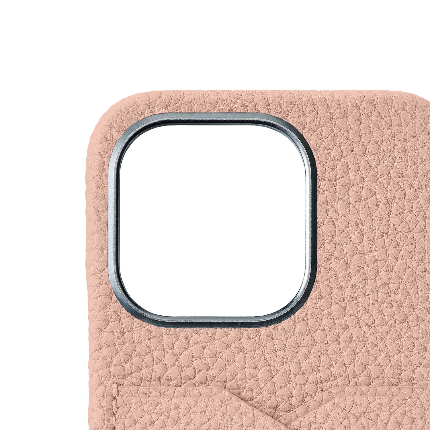 iPhone 15 Pro) バックカバーケース シュリンクレザー